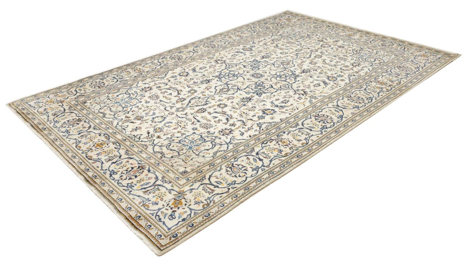 Kashan Perserteppich 194 × 307 cm aus Wolle, handgeknüpft
