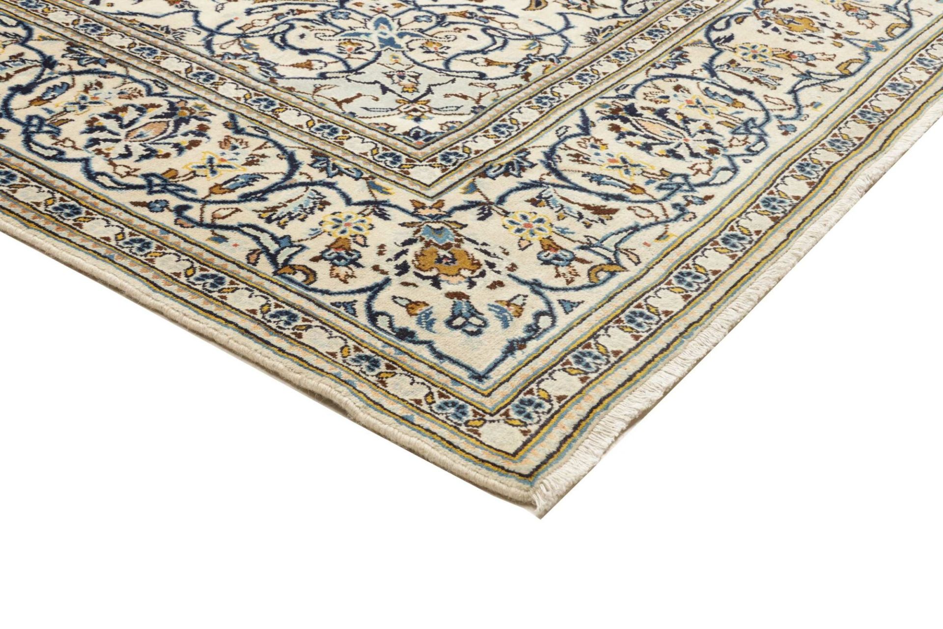 Kashan Perserteppich 194 × 307 cm aus Wolle, handgeknüpft