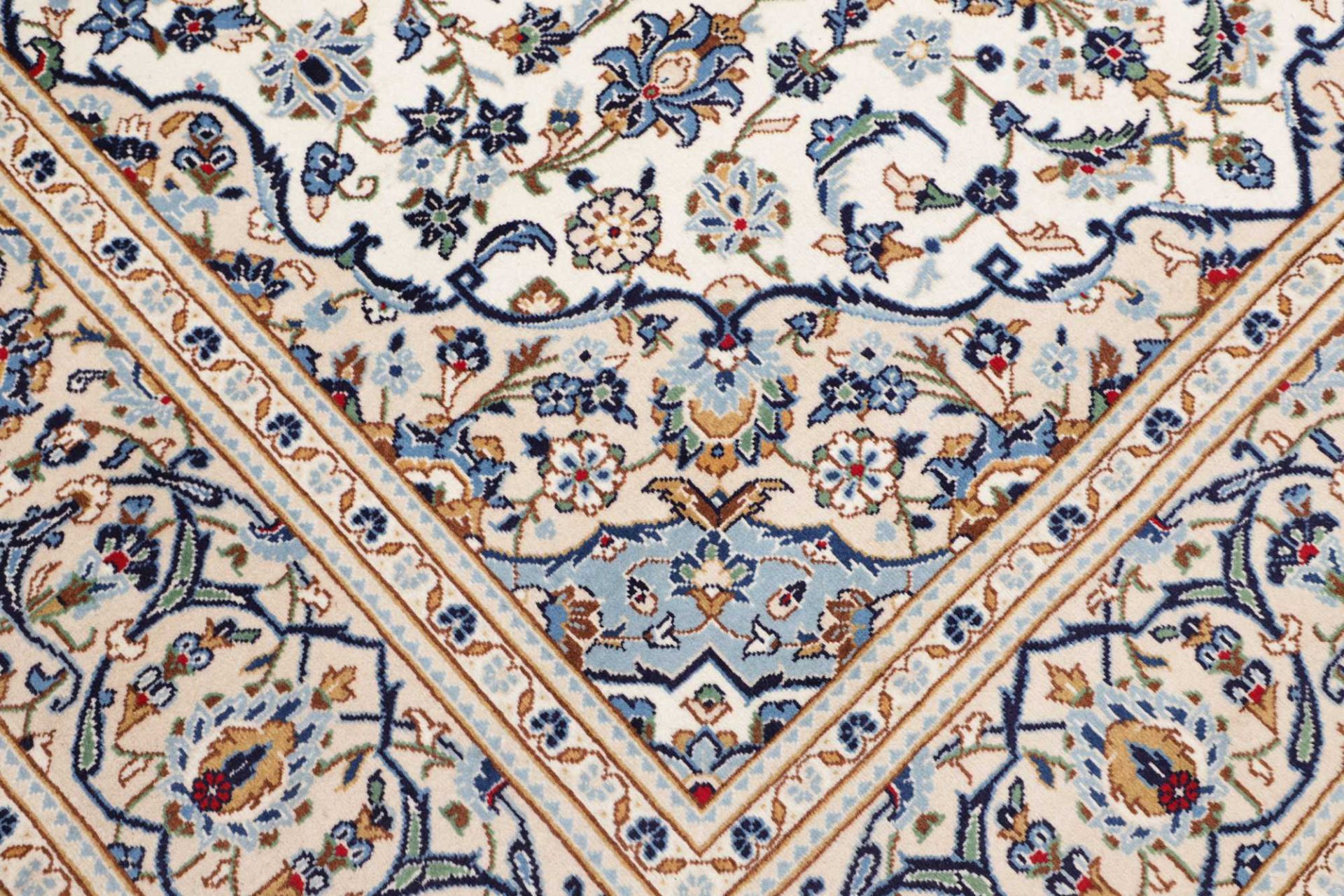 Kashan Perserteppich 201 × 294 cm aus Wolle, handgeknüpft