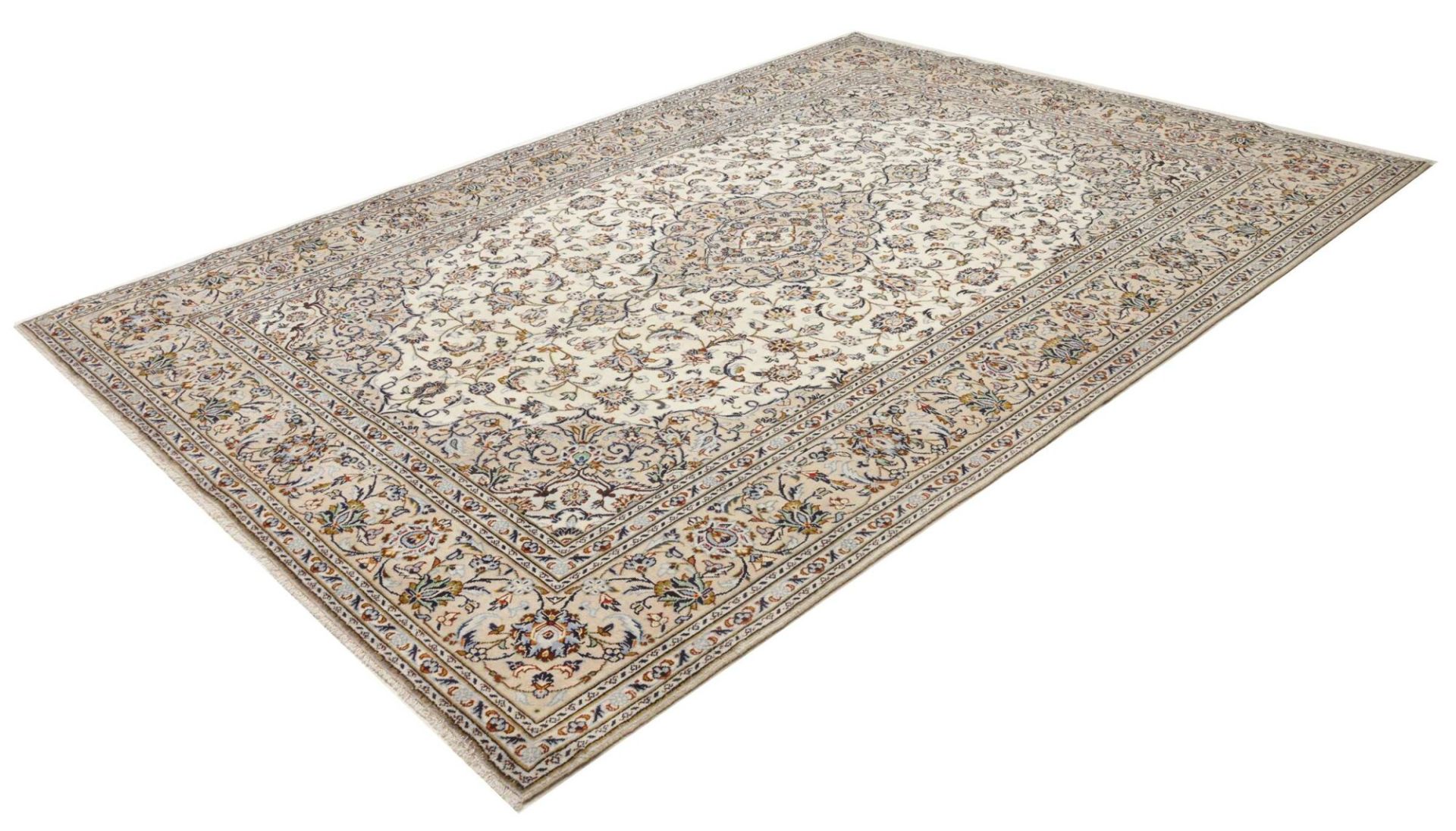 Kashan Perserteppich aus Iran, 221 × 314 cm