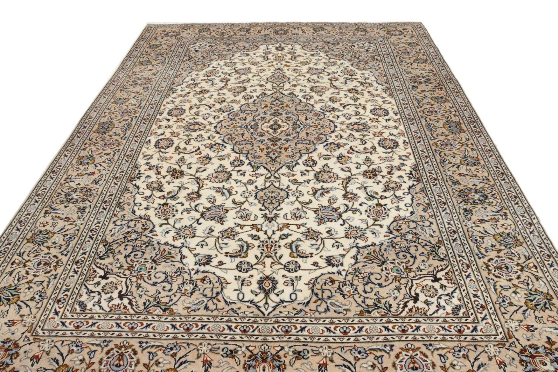 Kashan Perserteppich aus Iran, 221 × 314 cm