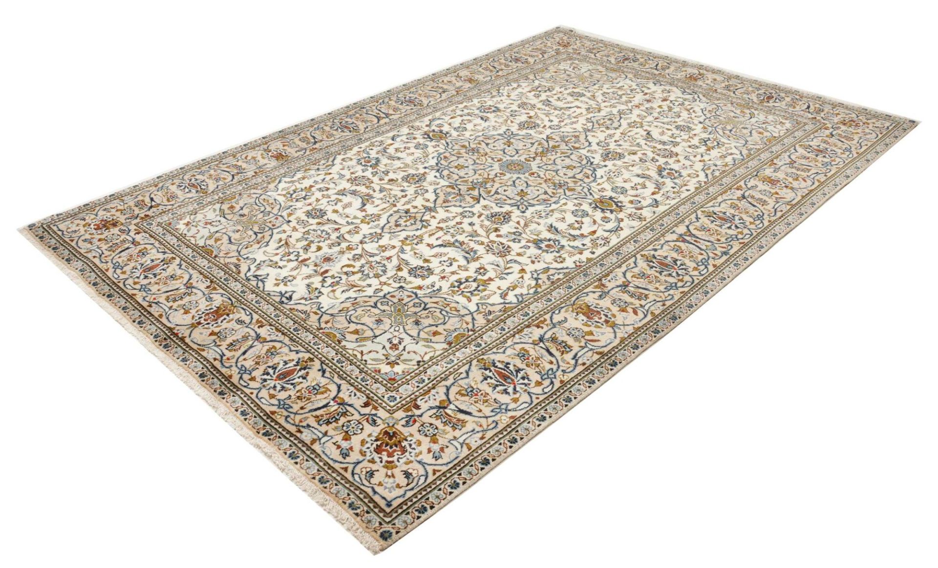 Kashan Perserteppich aus Iran, 193 × 284 cm