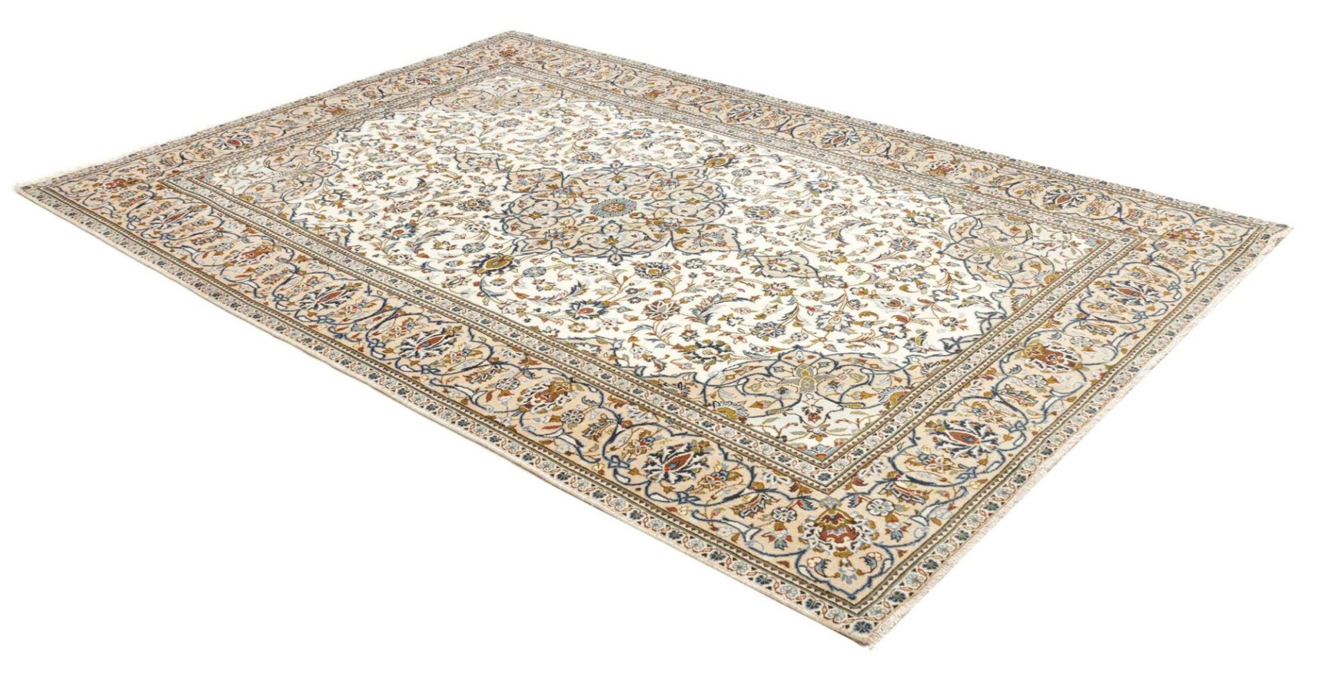 Kashan Perserteppich aus Iran, 193 × 284 cm