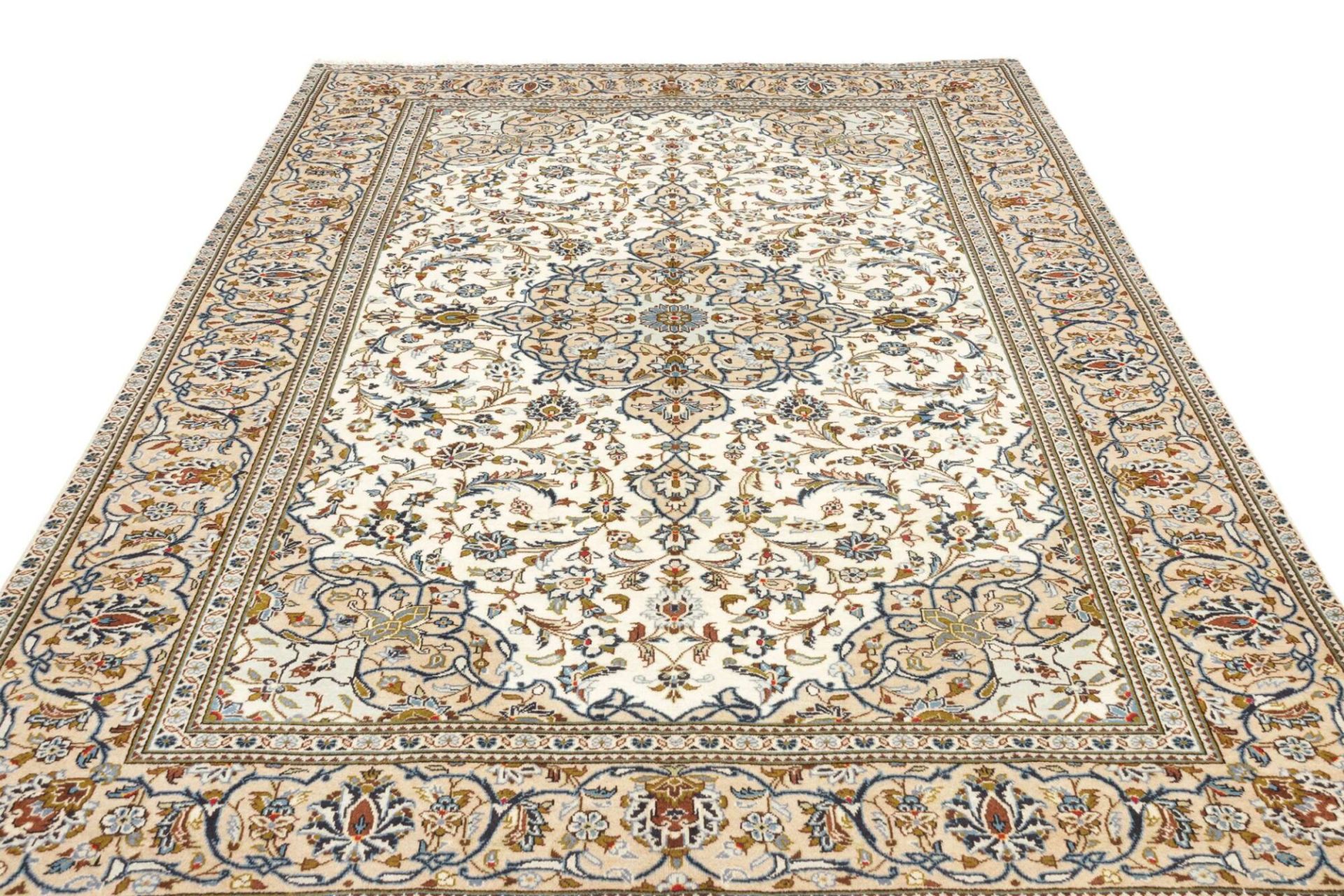 Kashan Perserteppich aus Iran, 193 × 284 cm