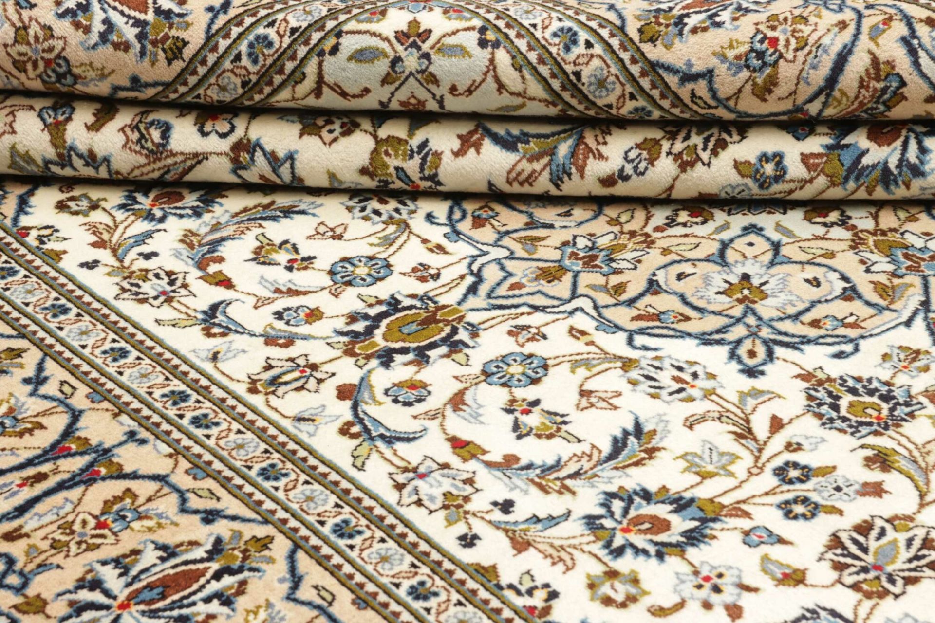 Kashan Perserteppich aus Iran, 193 × 284 cm
