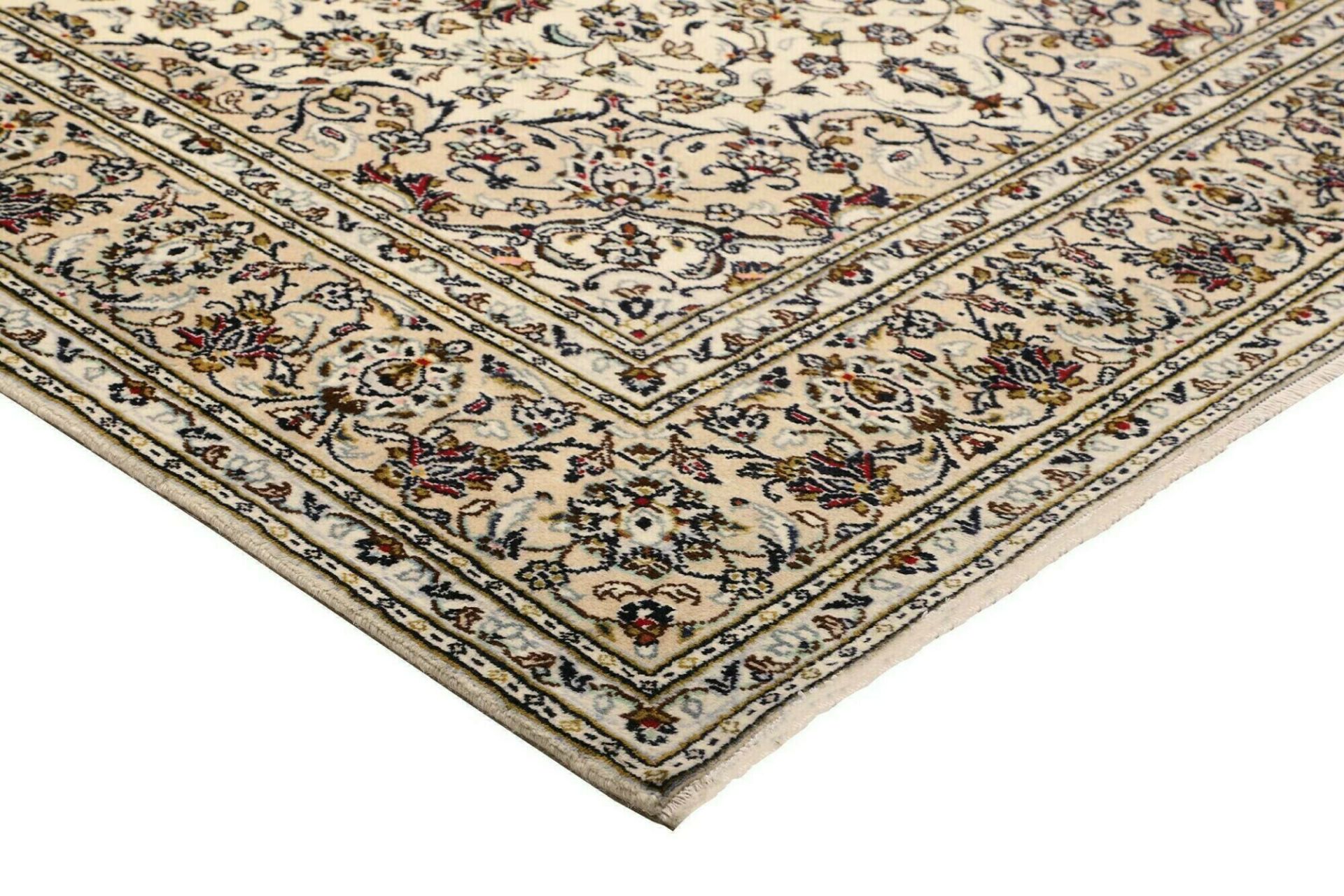Handgeknüpfter Kashan Perserteppich, 191 × 299 cm, Wolle