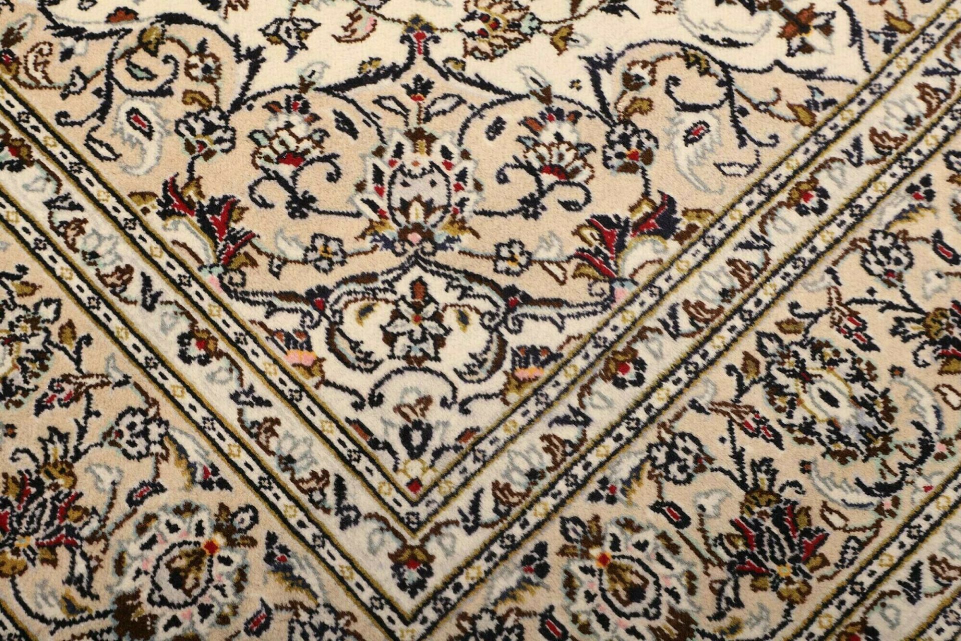 Handgeknüpfter Kashan Perserteppich, 191 × 299 cm, Wolle