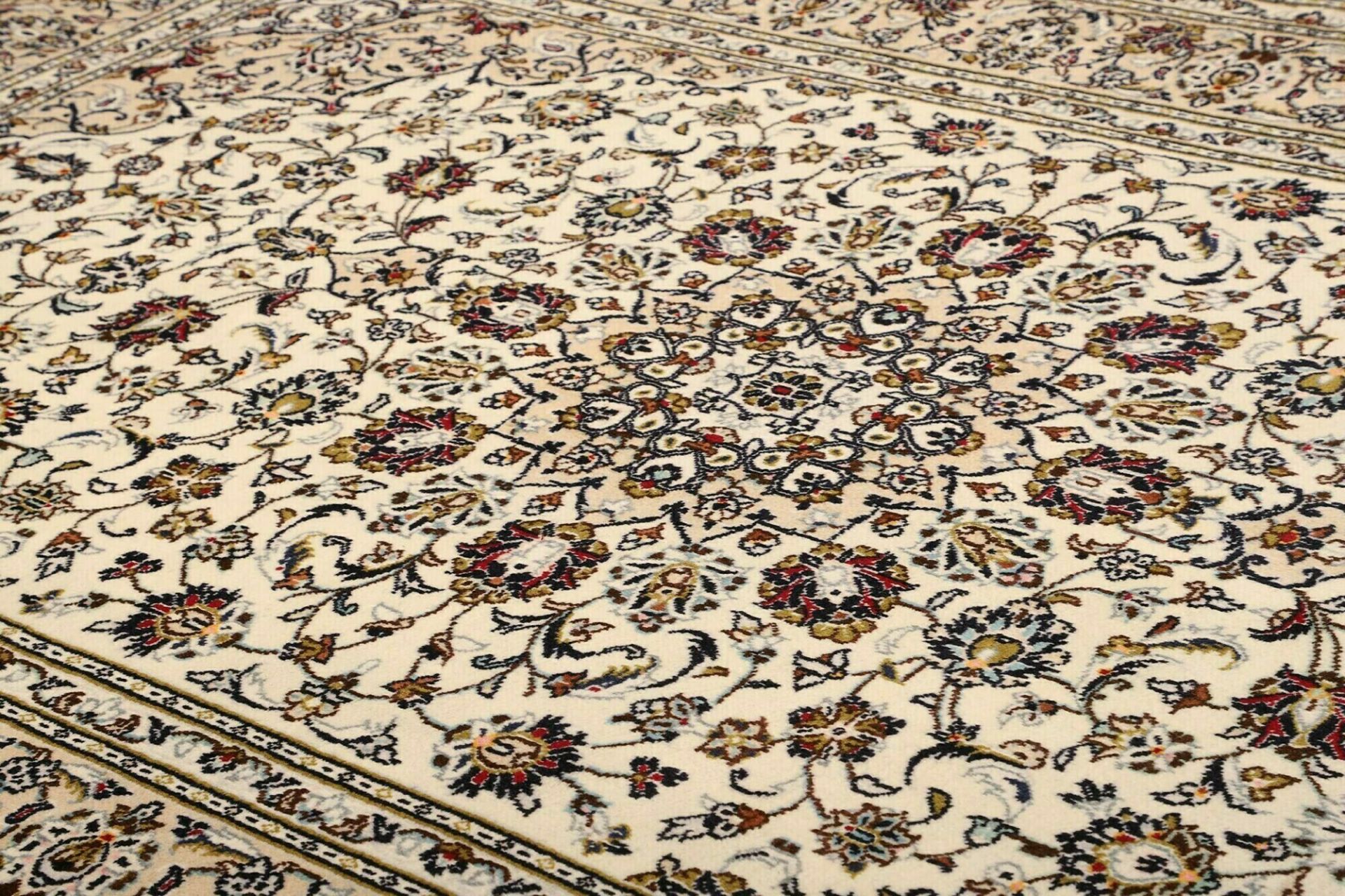 Handgeknüpfter Kashan Perserteppich, 191 × 299 cm, Wolle