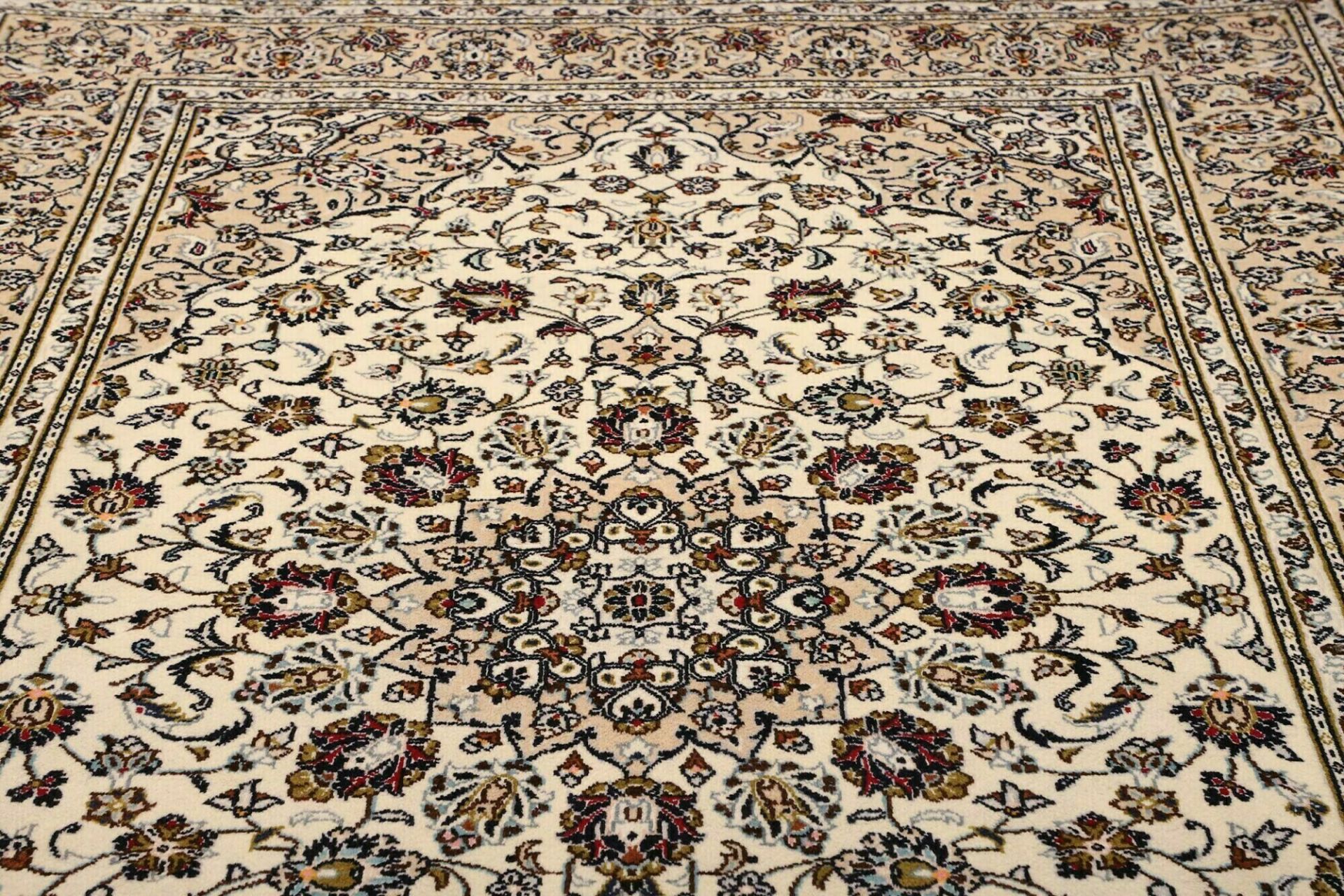 Handgeknüpfter Kashan Perserteppich, 191 × 299 cm, Wolle