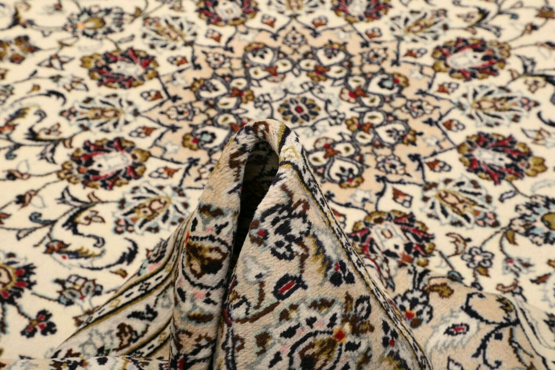 Handgeknüpfter Kashan Perserteppich, 191 × 299 cm, Wolle