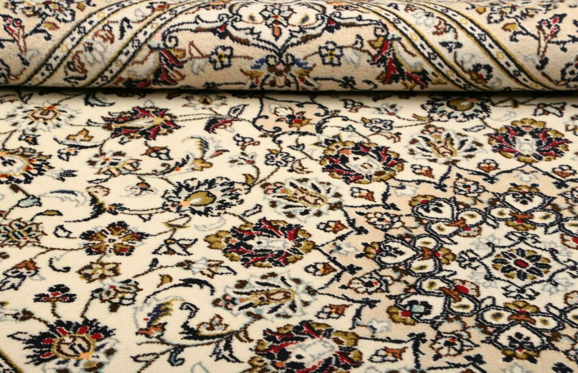 Handgeknüpfter Kashan Perserteppich, 191 × 299 cm, Wolle