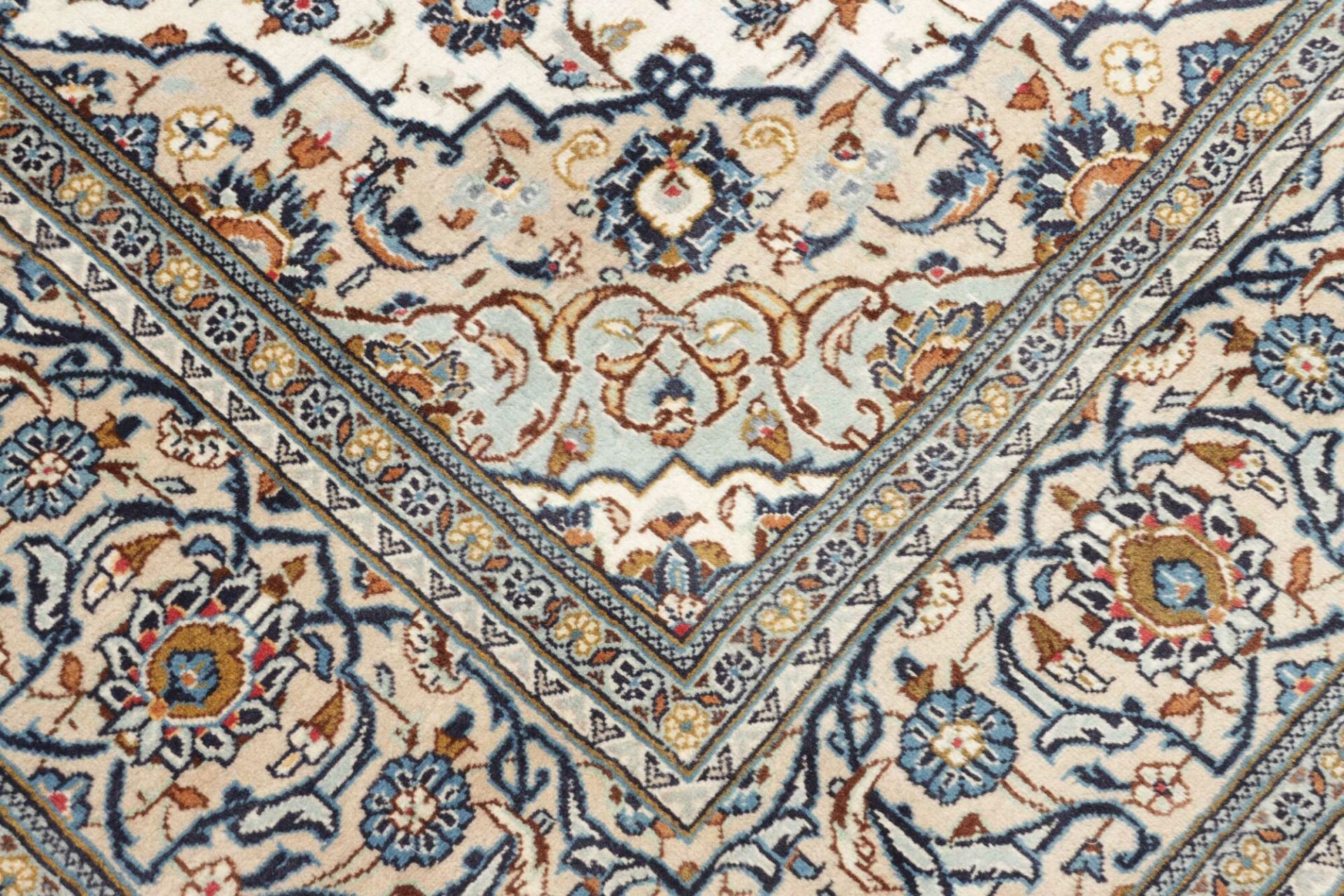 Kashan Perserteppich 199 × 289 cm aus Wolle, handgeknüpft