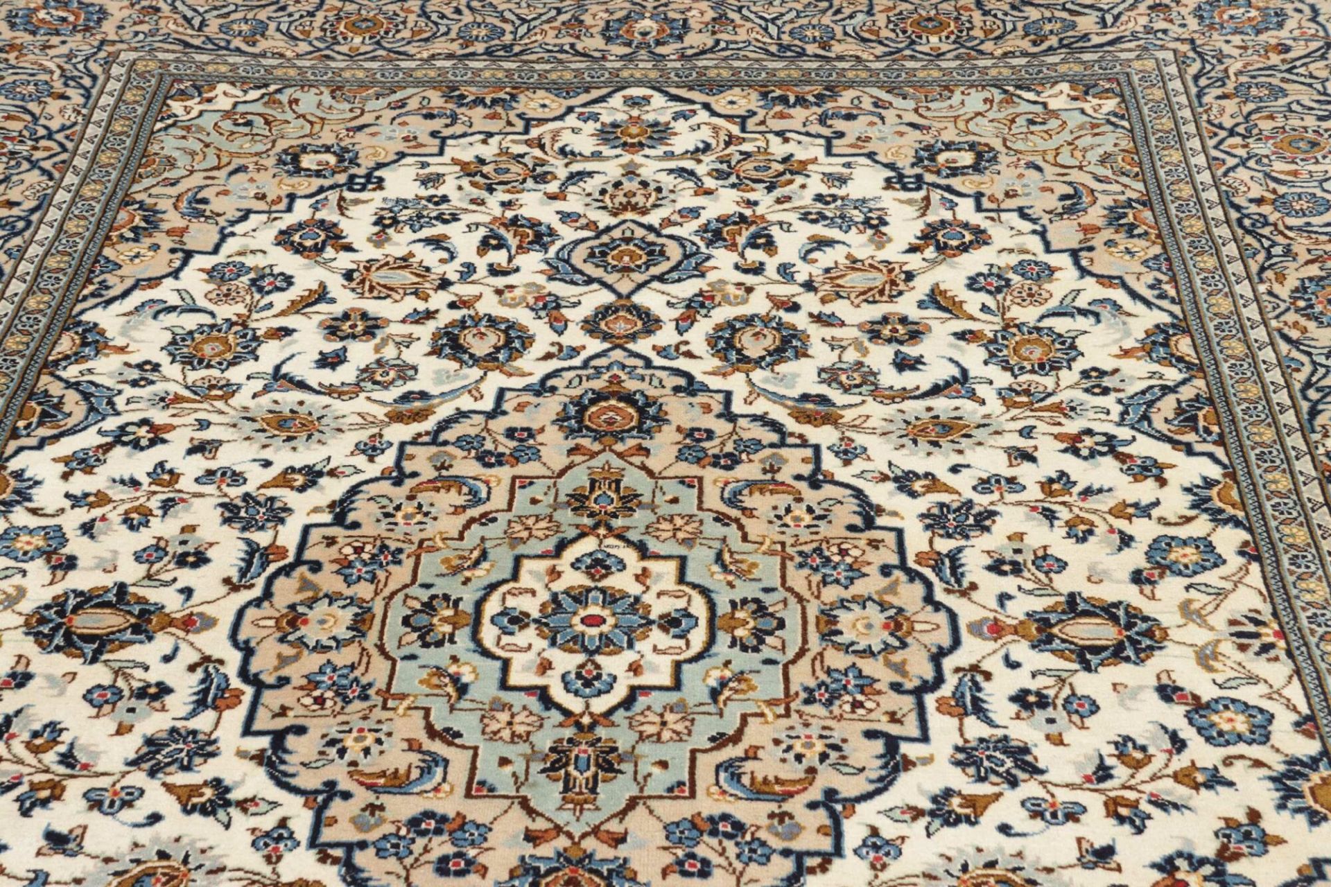 Kashan Perserteppich 199 × 289 cm aus Wolle, handgeknüpft