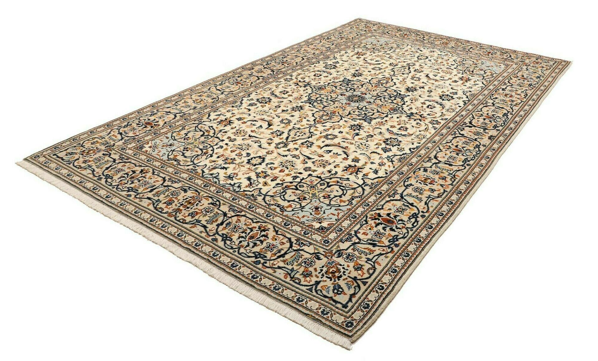 Handgeknüpfter Kashan Perserteppich 201 × 314 cm