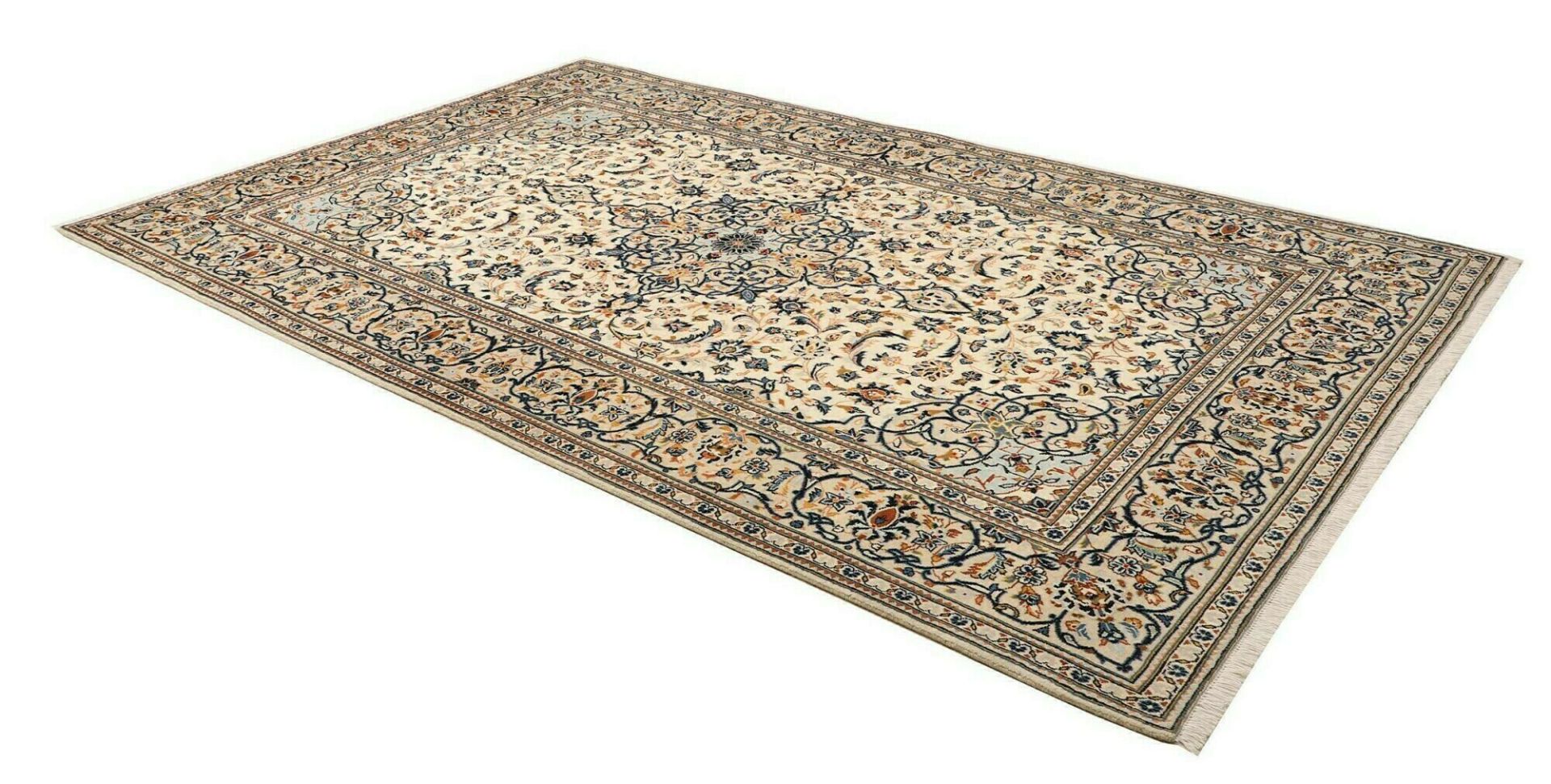 Handgeknüpfter Kashan Perserteppich 201 × 314 cm