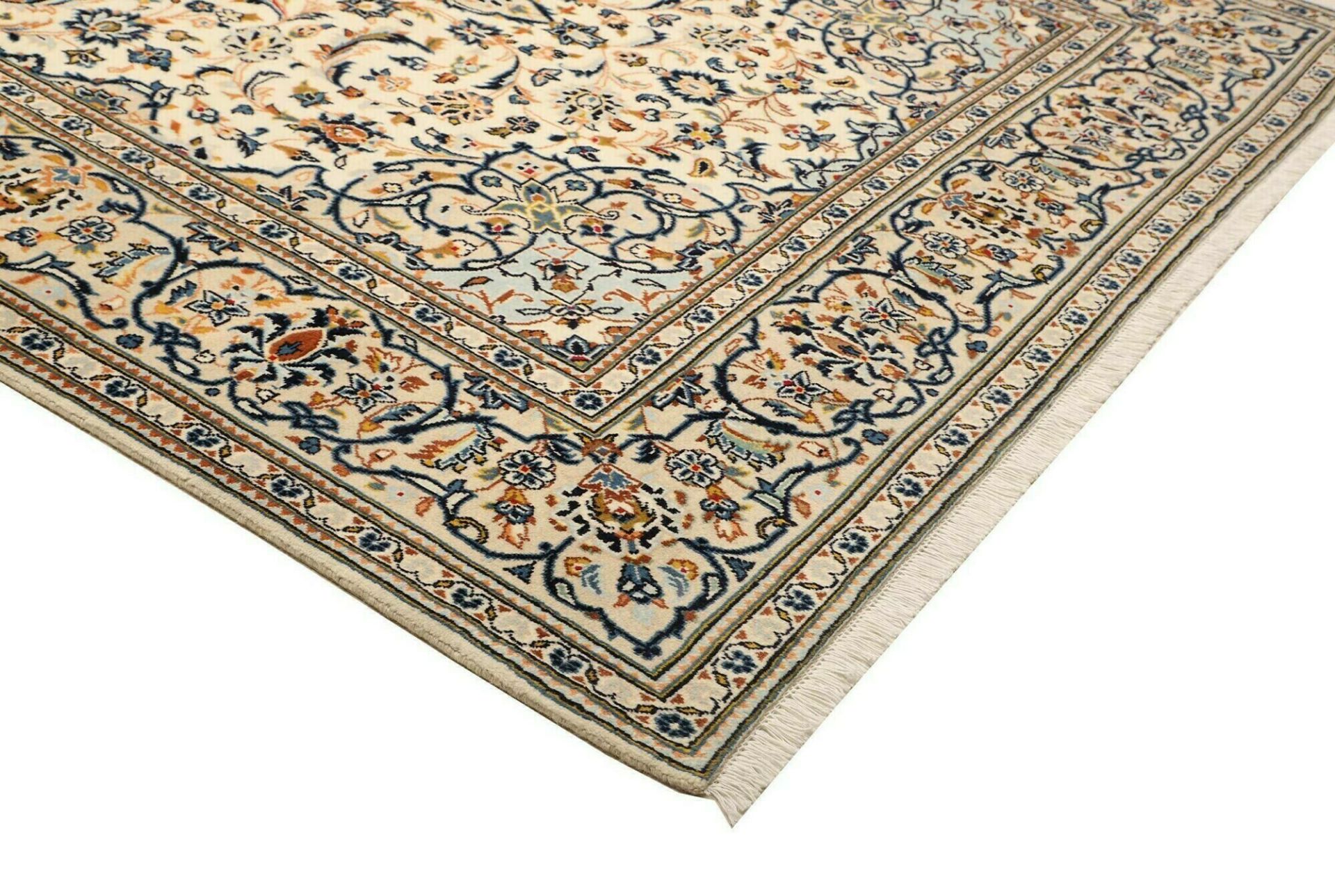 Handgeknüpfter Kashan Perserteppich 201 × 314 cm
