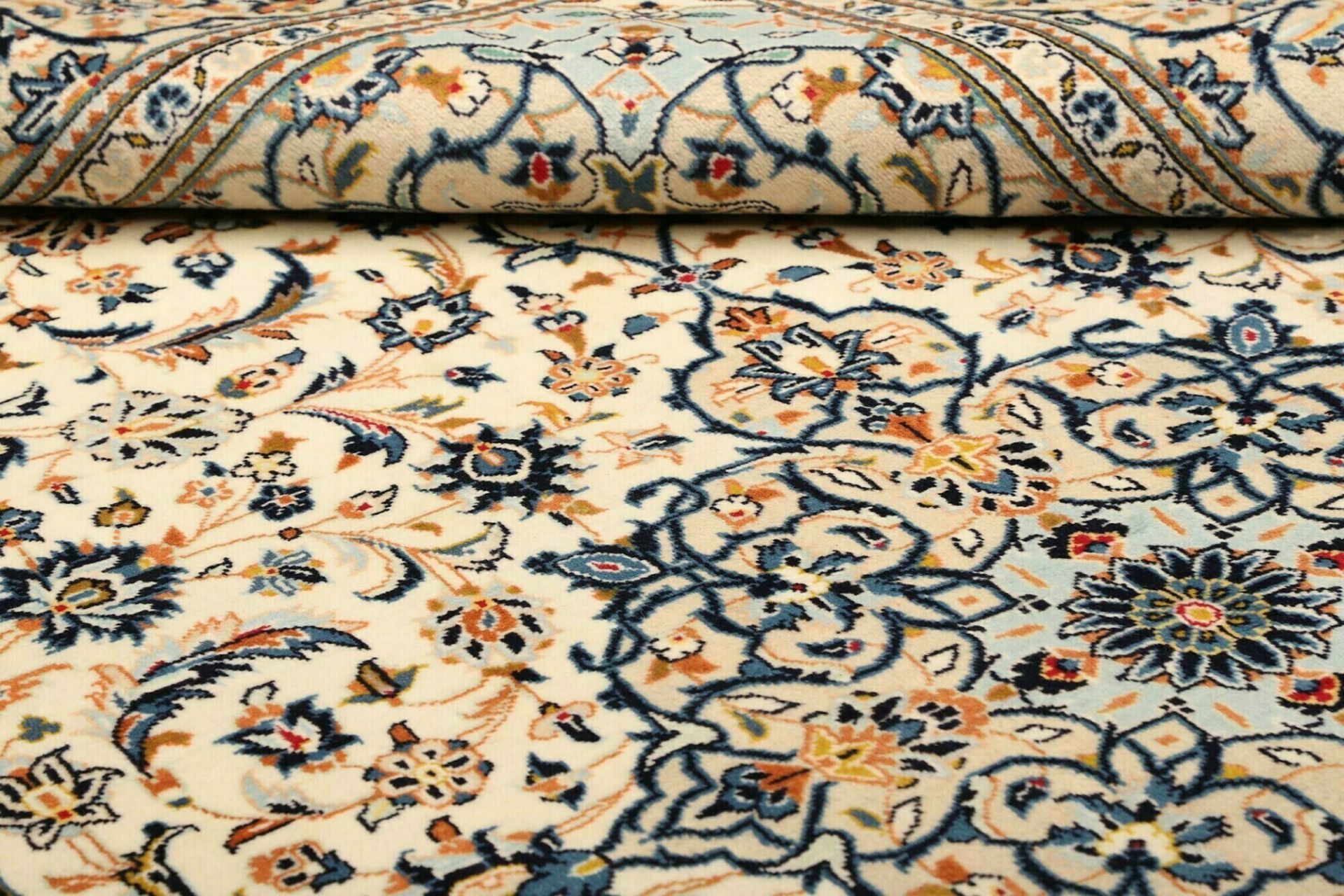 Handgeknüpfter Kashan Perserteppich 201 × 314 cm