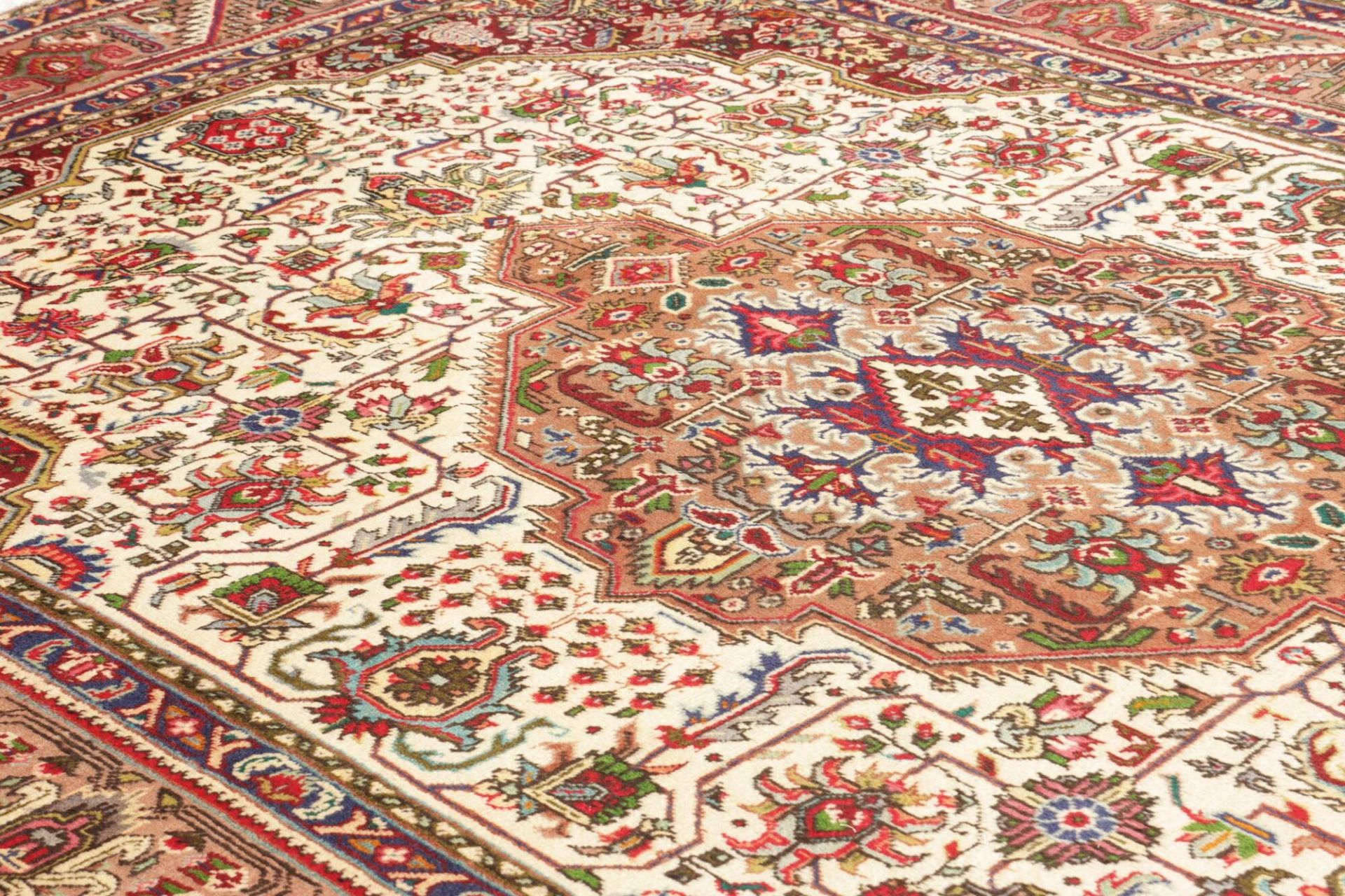 Handgeknüpfter Täbriz Perserteppich, 199 × 299 cm, Wolle