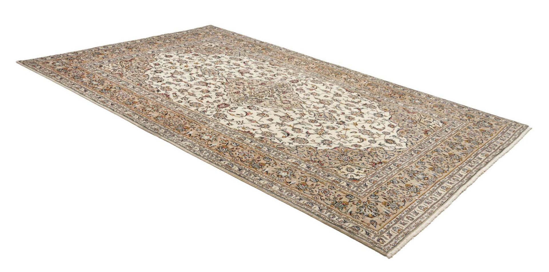 Handgeknüpfter Kashan Perserteppich, 199 × 311 cm, Wolle