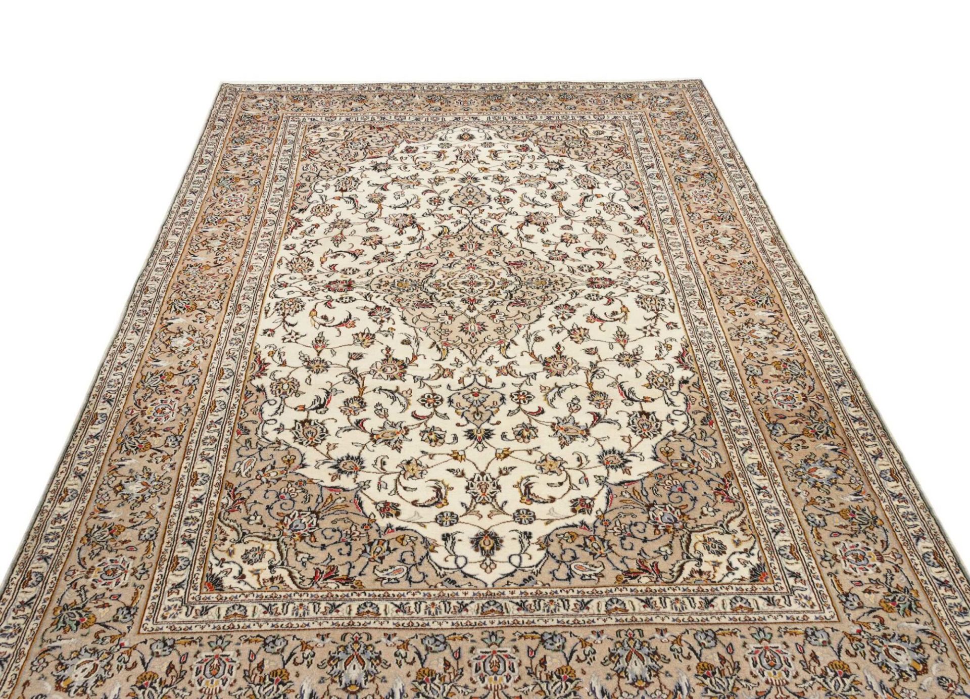 Handgeknüpfter Kashan Perserteppich, 199 × 311 cm, Wolle