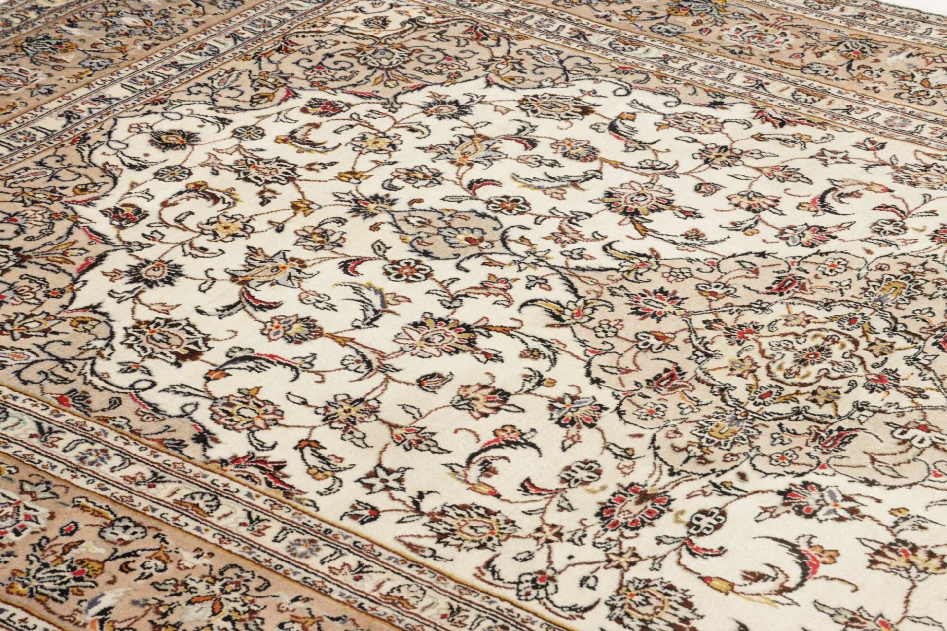Handgeknüpfter Kashan Perserteppich, 199 × 311 cm, Wolle
