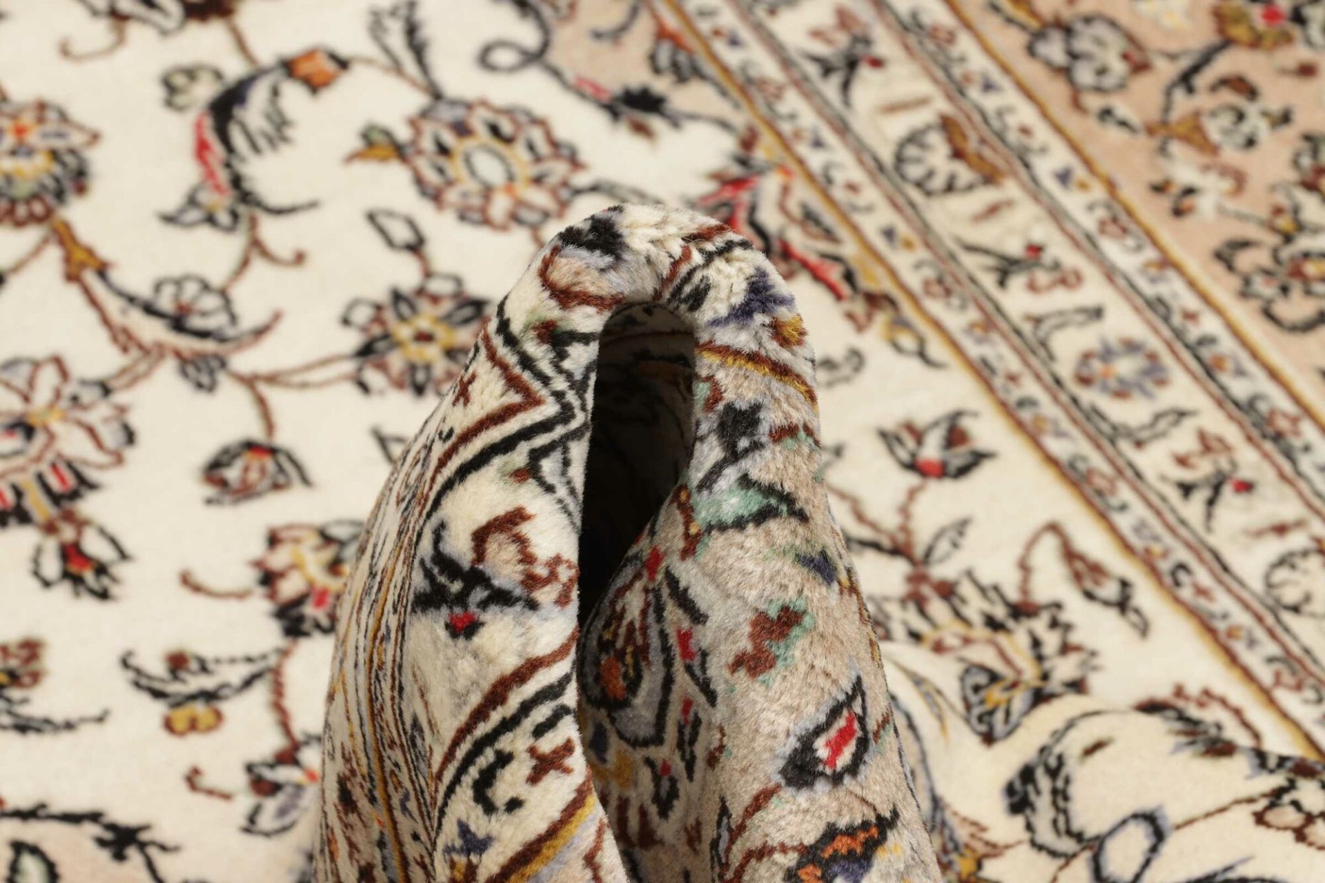 Handgeknüpfter Kashan Perserteppich, 199 × 311 cm, Wolle