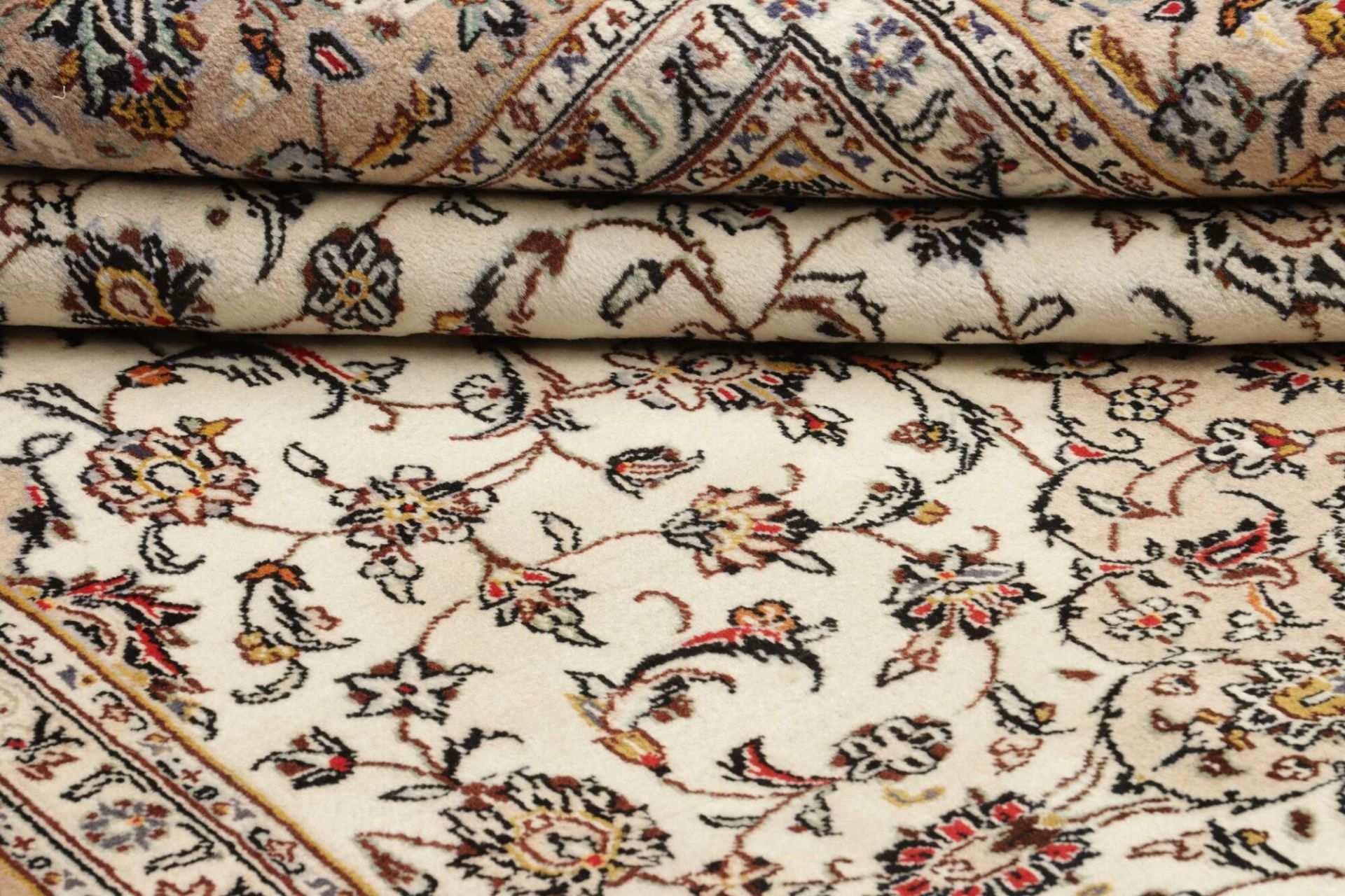 Handgeknüpfter Kashan Perserteppich, 199 × 311 cm, Wolle