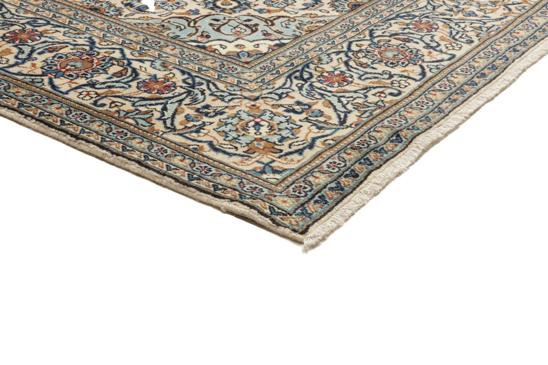 Kashan Perserteppich 203 × 306 cm aus Wolle, handgeknüpft