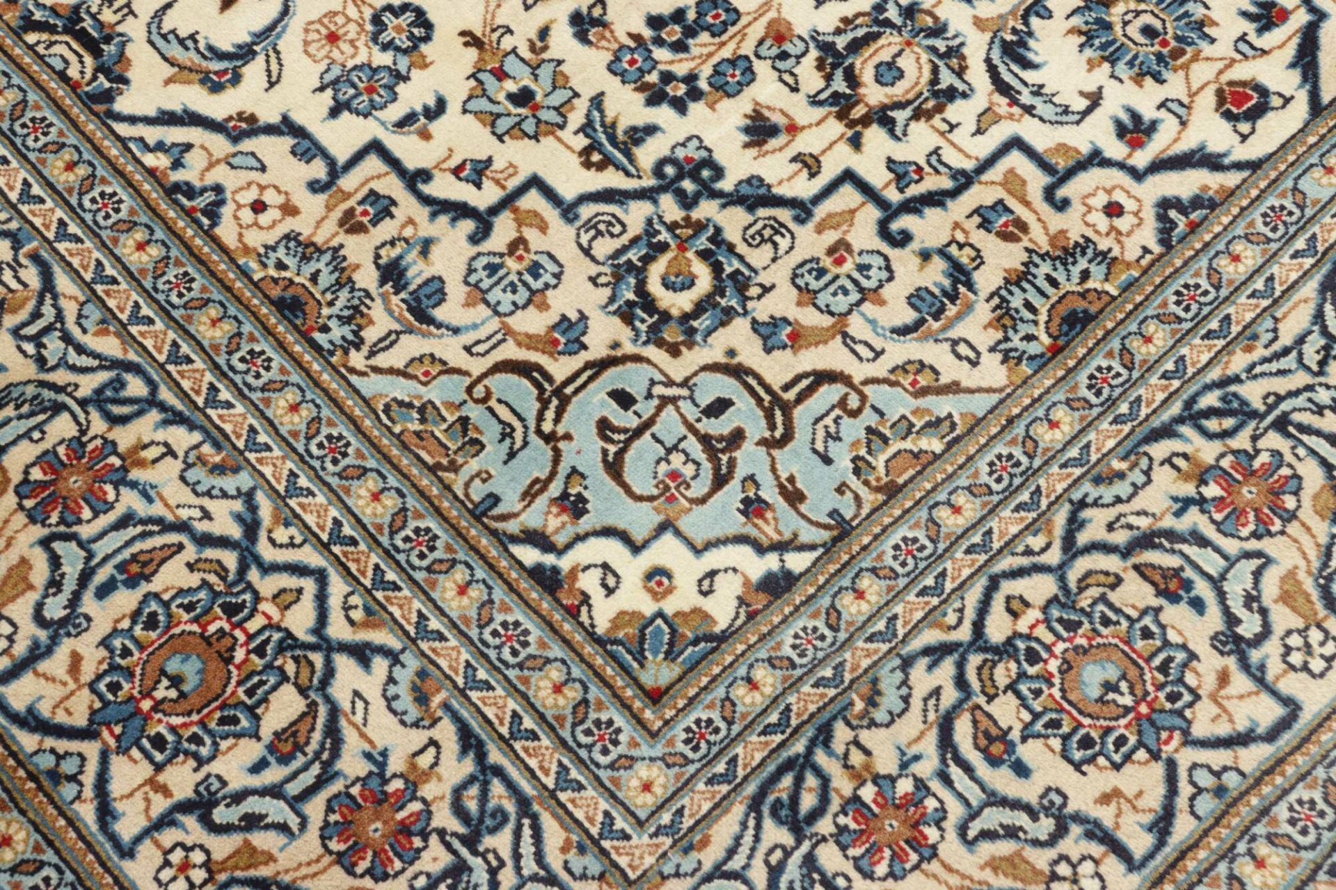 Kashan Perserteppich 203 × 306 cm aus Wolle, handgeknüpft