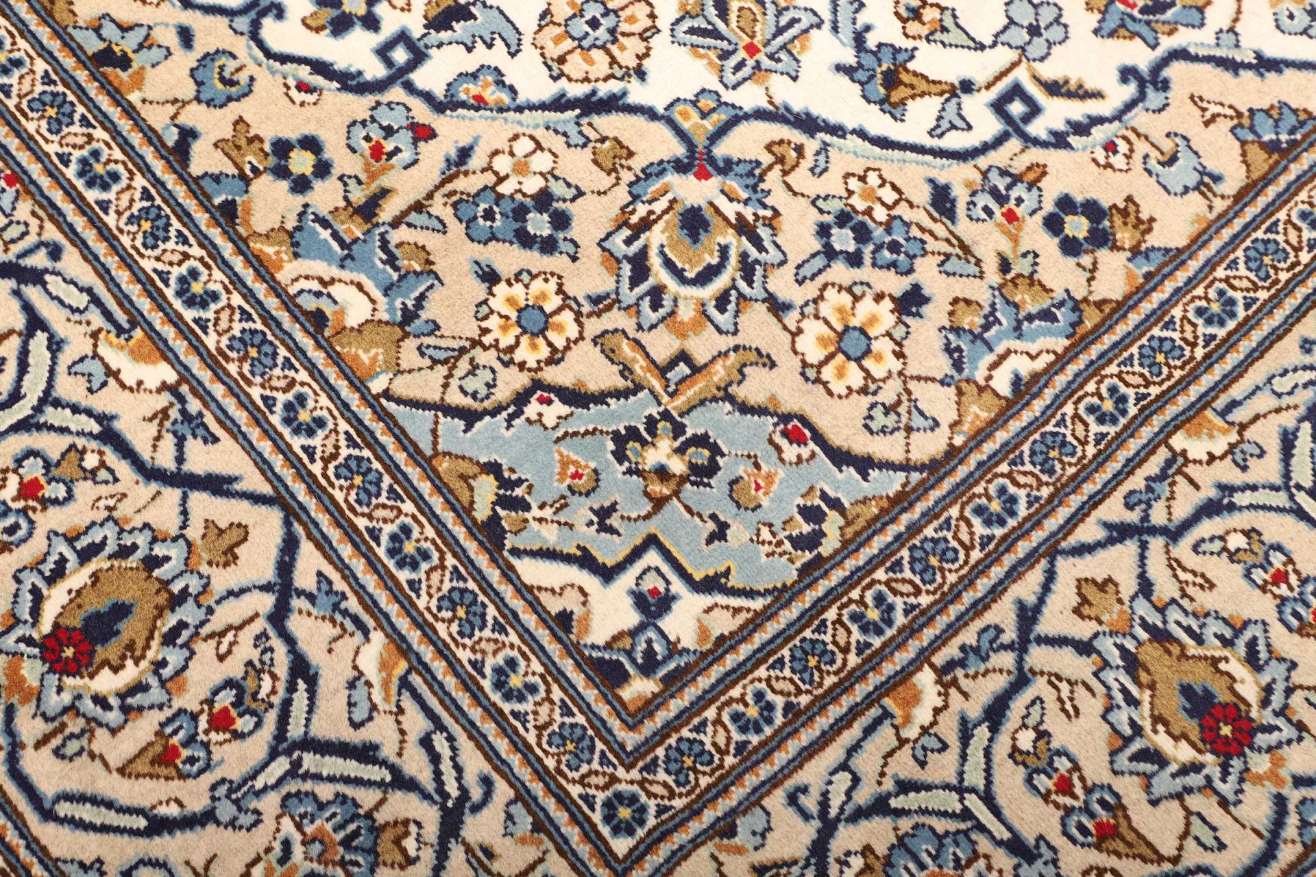 Kashan Perserteppich 196 × 299 cm aus Wolle, handgeknüpft
