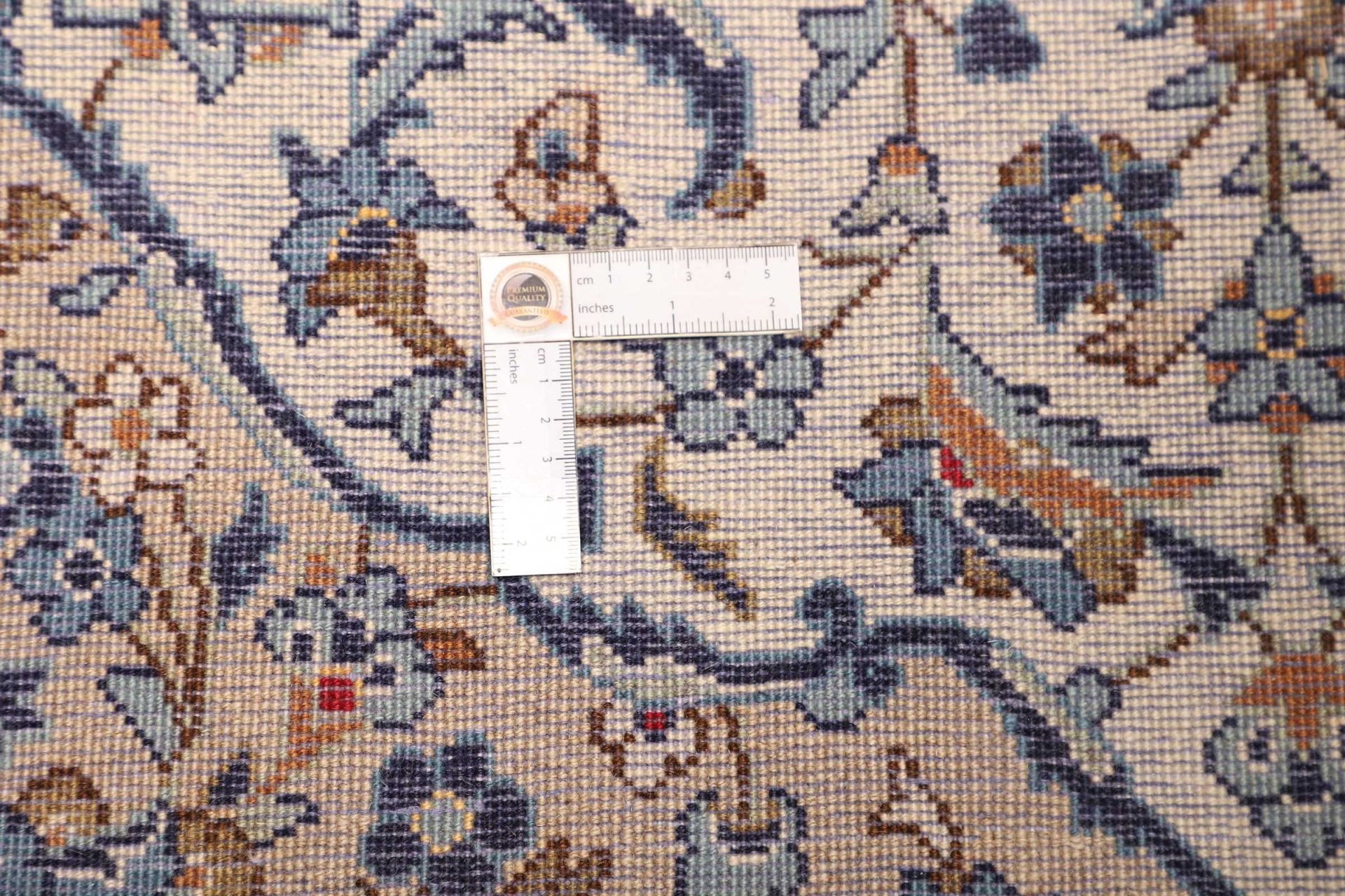 Kashan Perserteppich 196 × 299 cm aus Wolle, handgeknüpft