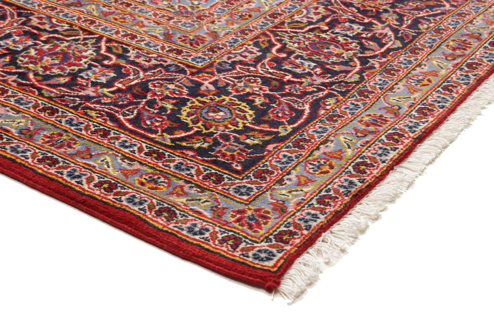 Kashan Perserteppich aus Iran, 201 × 311 cm
