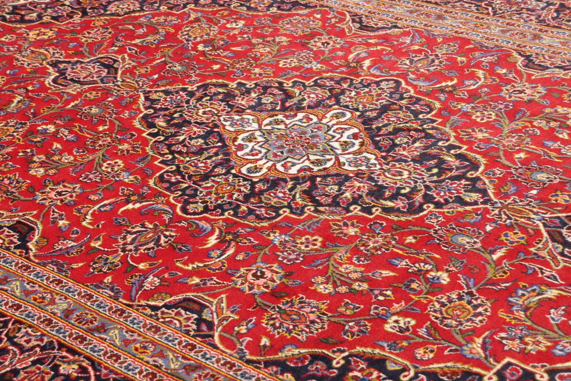 Kashan Perserteppich aus Iran, 201 × 311 cm