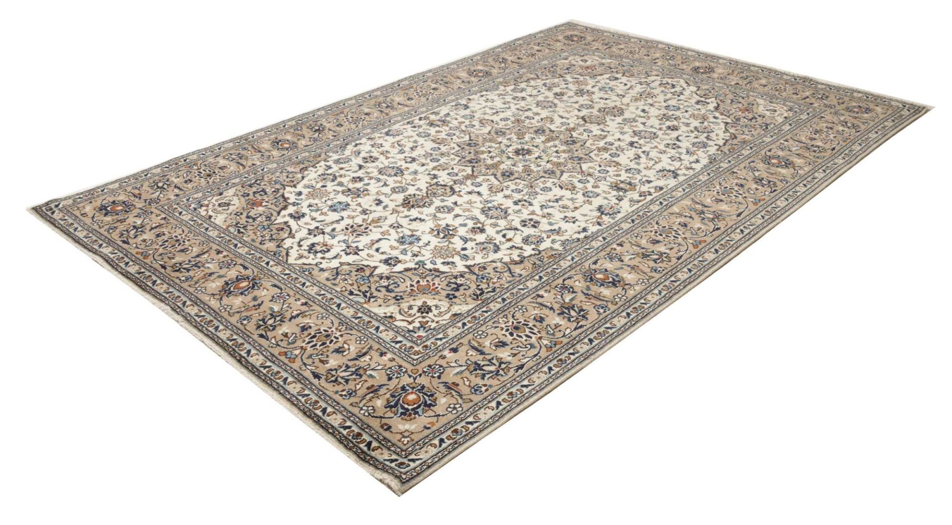 Handgeknüpfter Kashan Perserteppich 201 × 299 cm