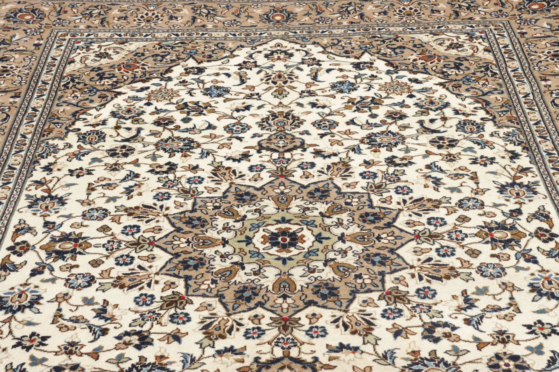 Handgeknüpfter Kashan Perserteppich 201 × 299 cm