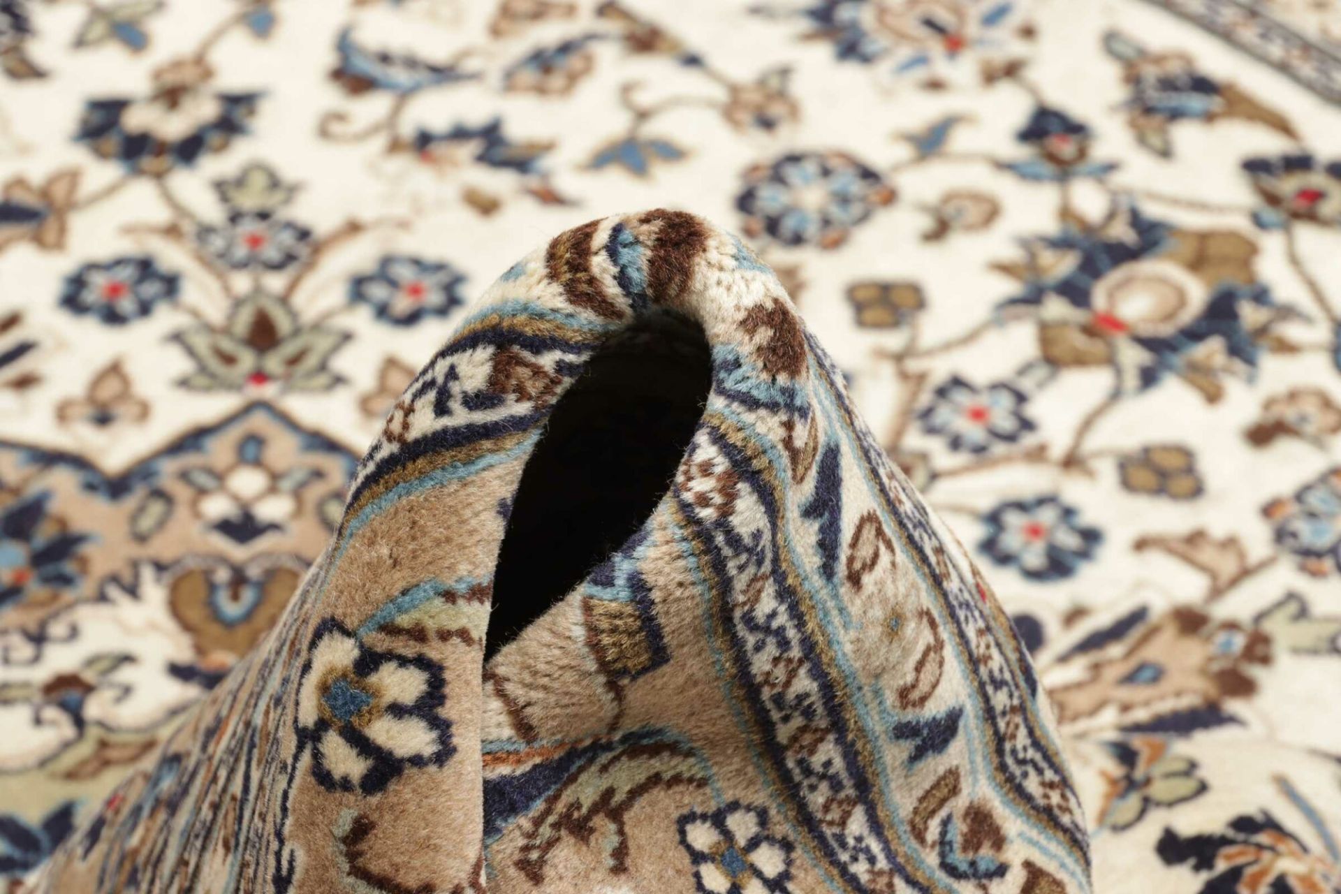 Handgeknüpfter Kashan Perserteppich 201 × 299 cm