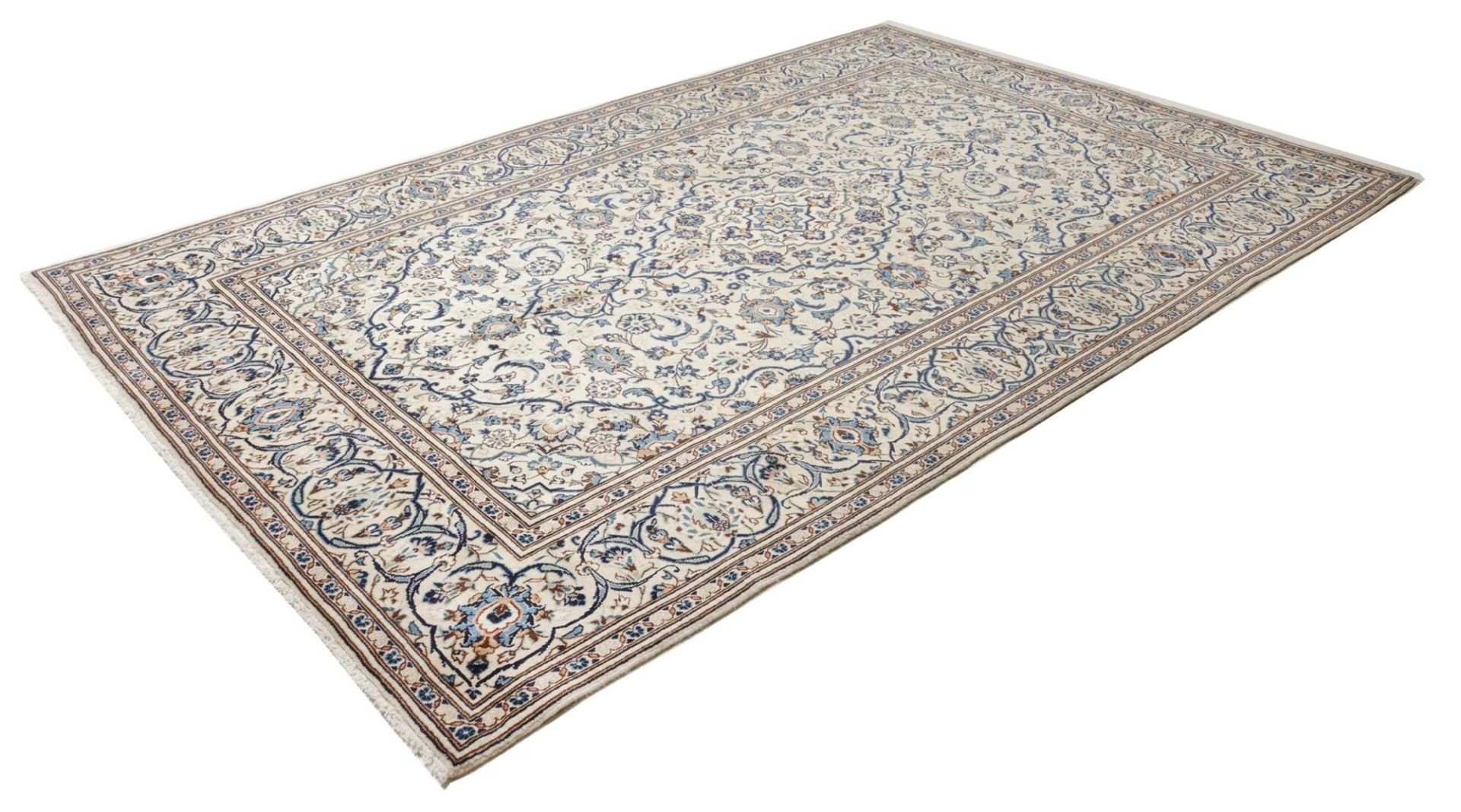 Kashan Perserteppich aus Iran, 201 × 304 cm