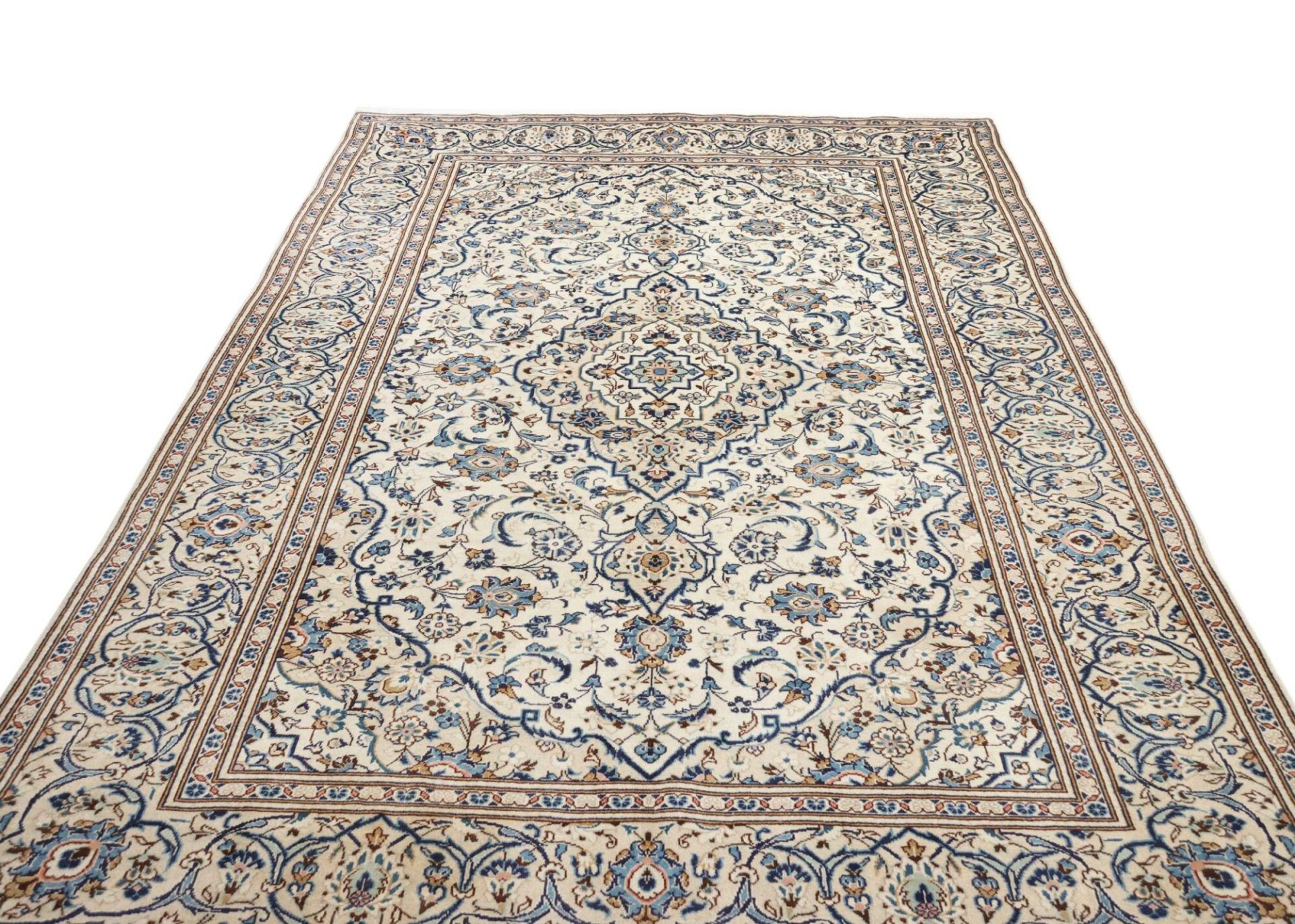 Kashan Perserteppich aus Iran, 201 × 304 cm