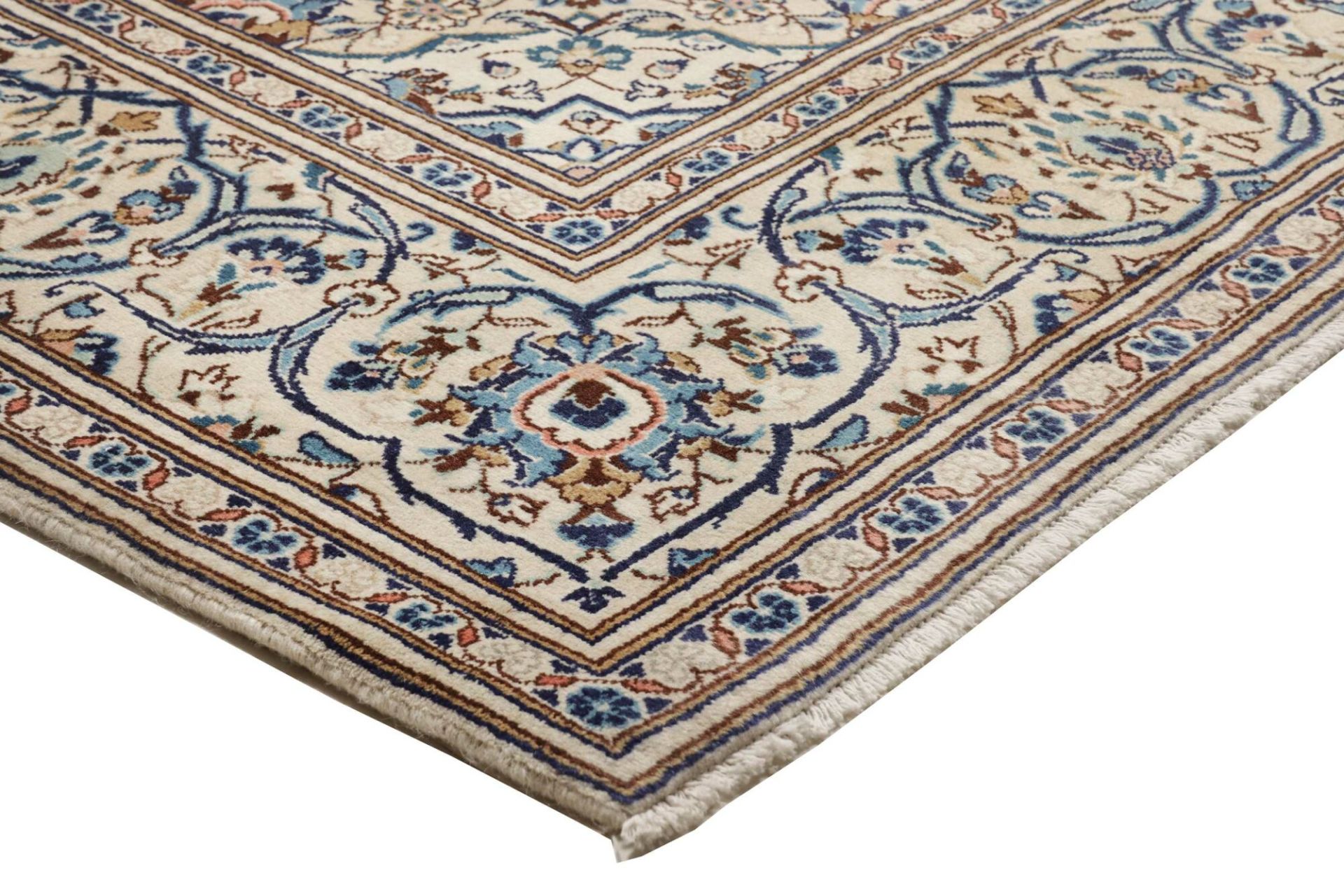 Kashan Perserteppich aus Iran, 201 × 304 cm
