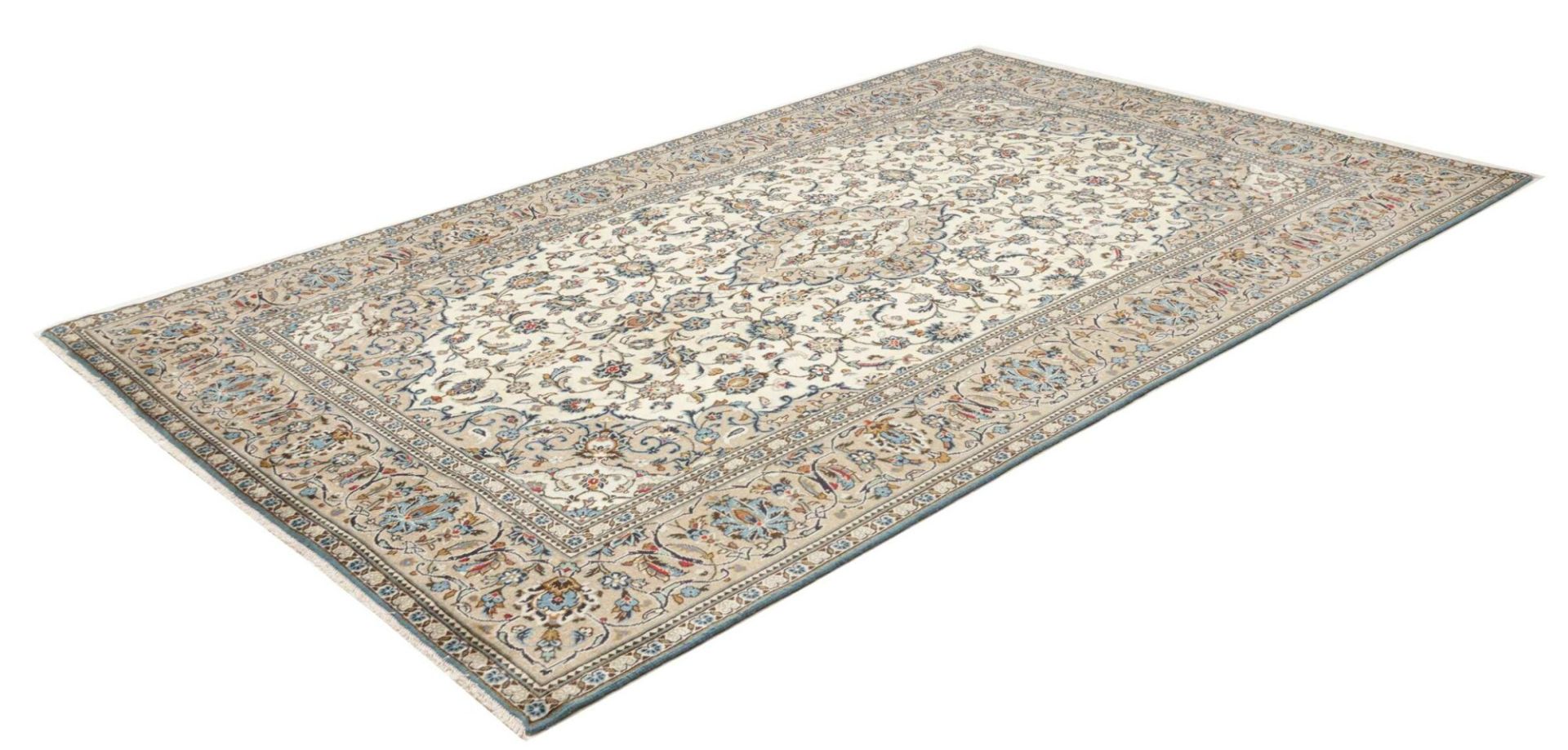 Handgeknüpfter Kashan Perserteppich, 194 × 309 cm, Wolle