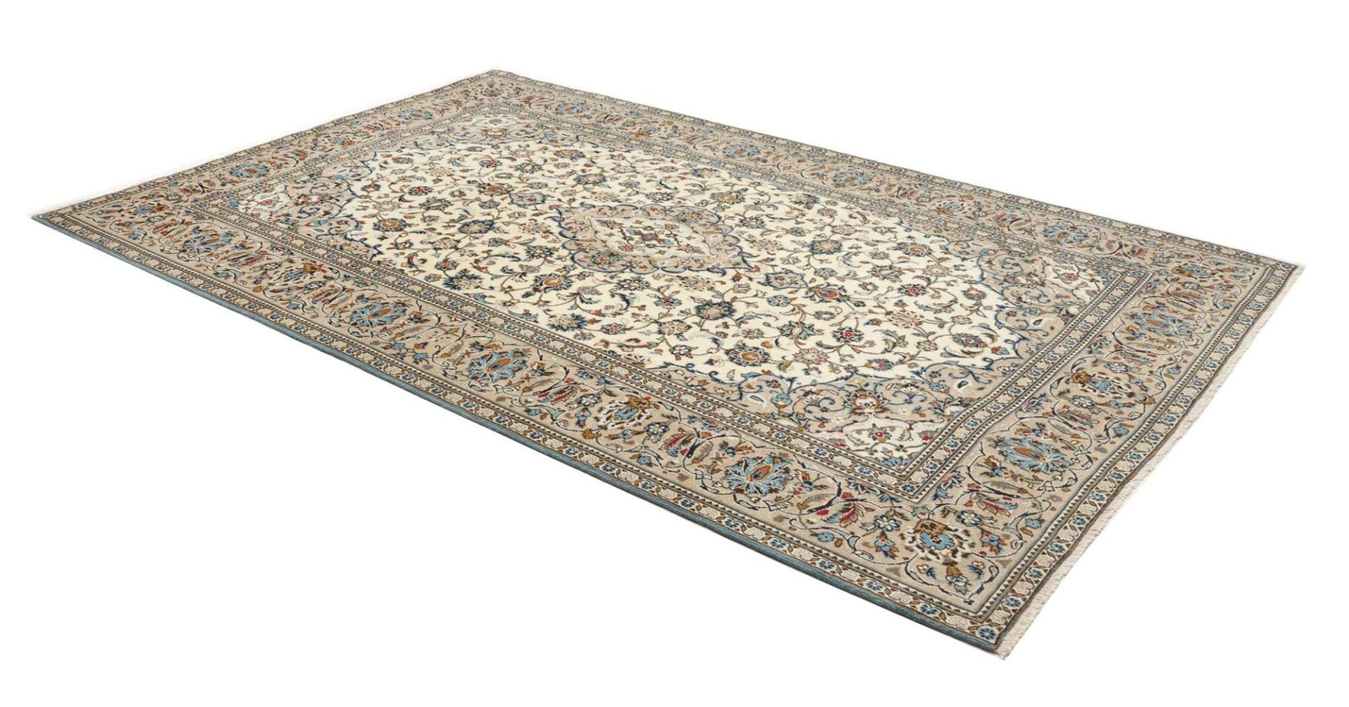 Handgeknüpfter Kashan Perserteppich, 194 × 309 cm, Wolle