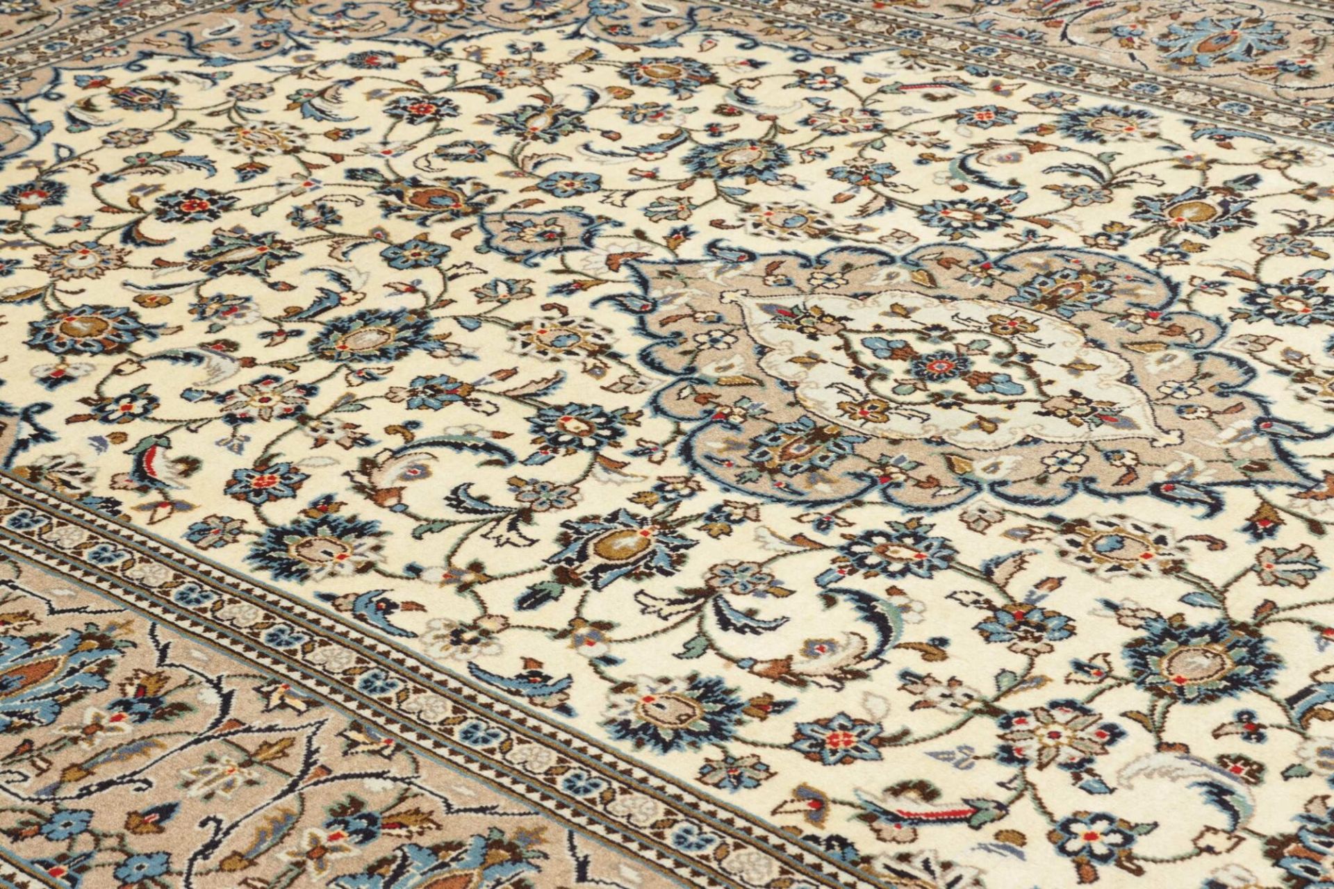 Handgeknüpfter Kashan Perserteppich, 194 × 309 cm, Wolle
