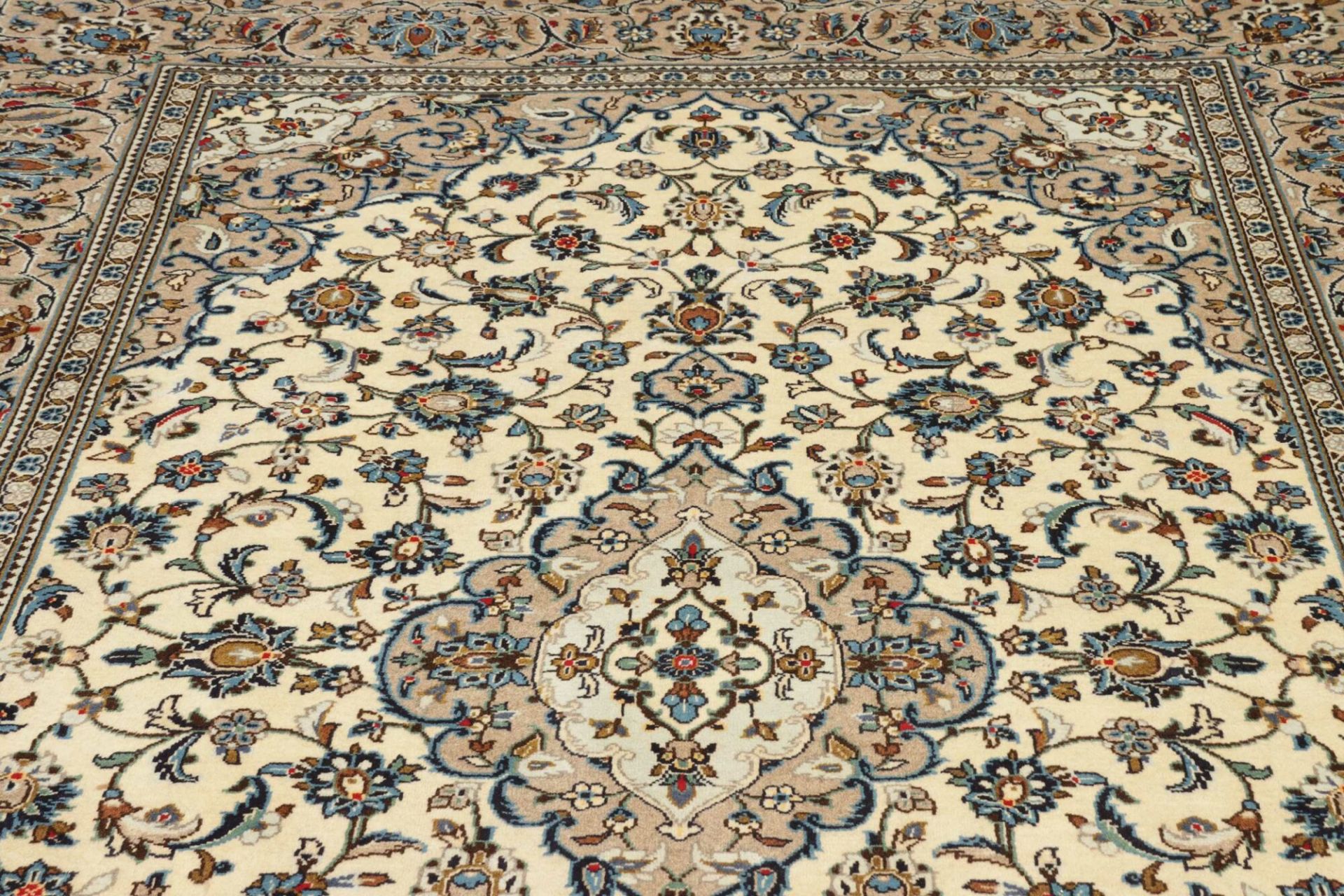 Handgeknüpfter Kashan Perserteppich, 194 × 309 cm, Wolle