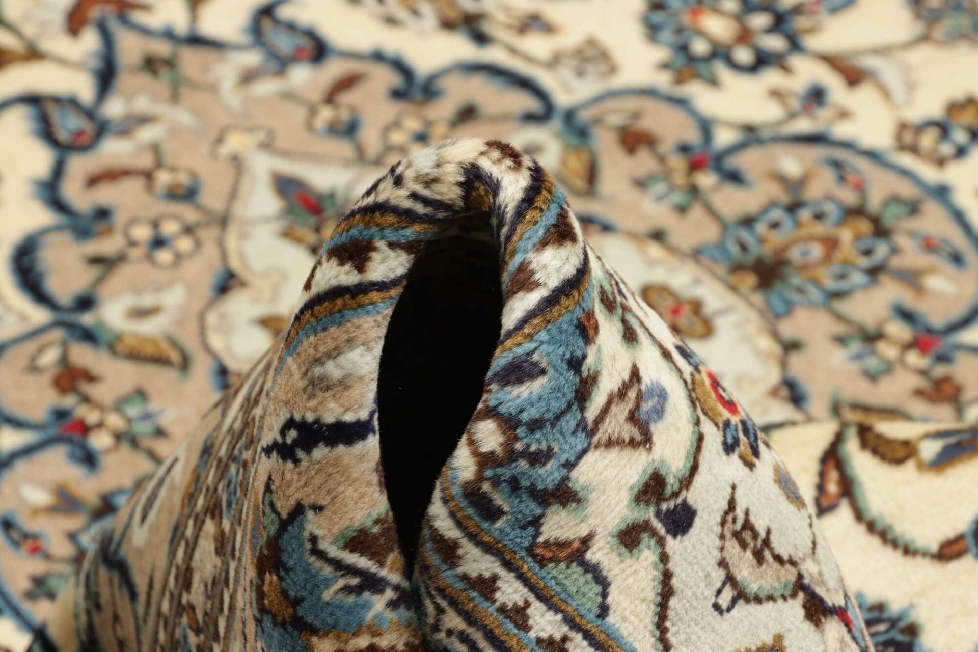 Handgeknüpfter Kashan Perserteppich, 194 × 309 cm, Wolle