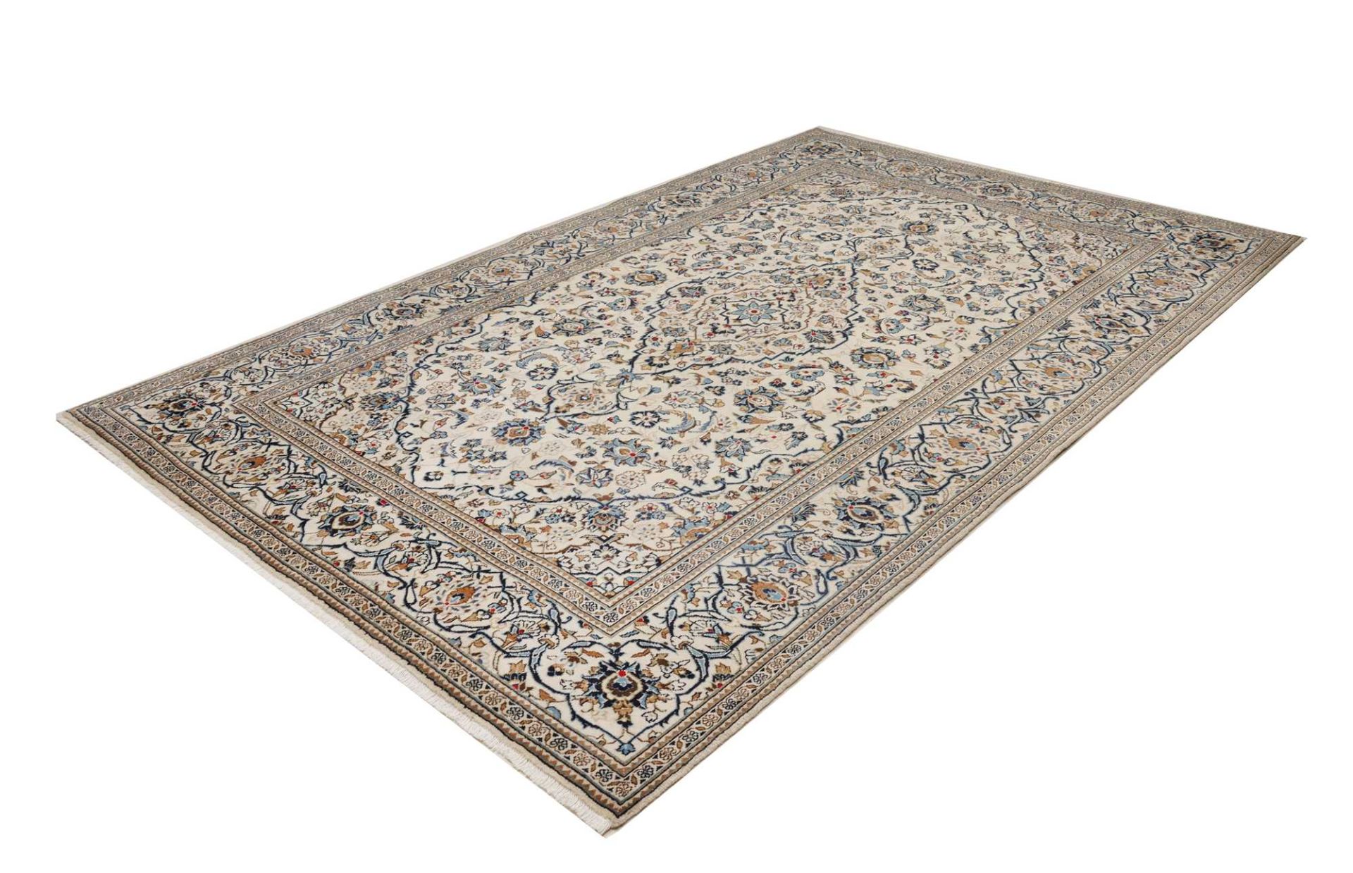 Kashan Perserteppich aus Iran, 197 × 307 cm