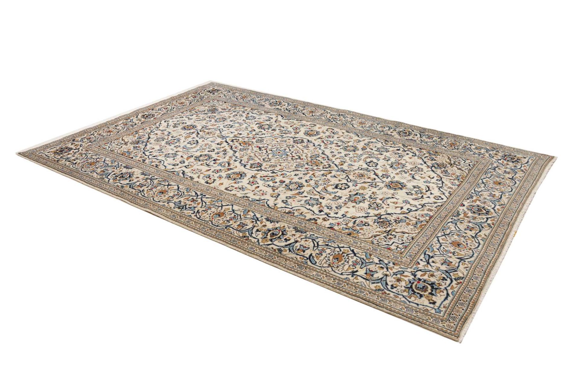 Kashan Perserteppich aus Iran, 197 × 307 cm
