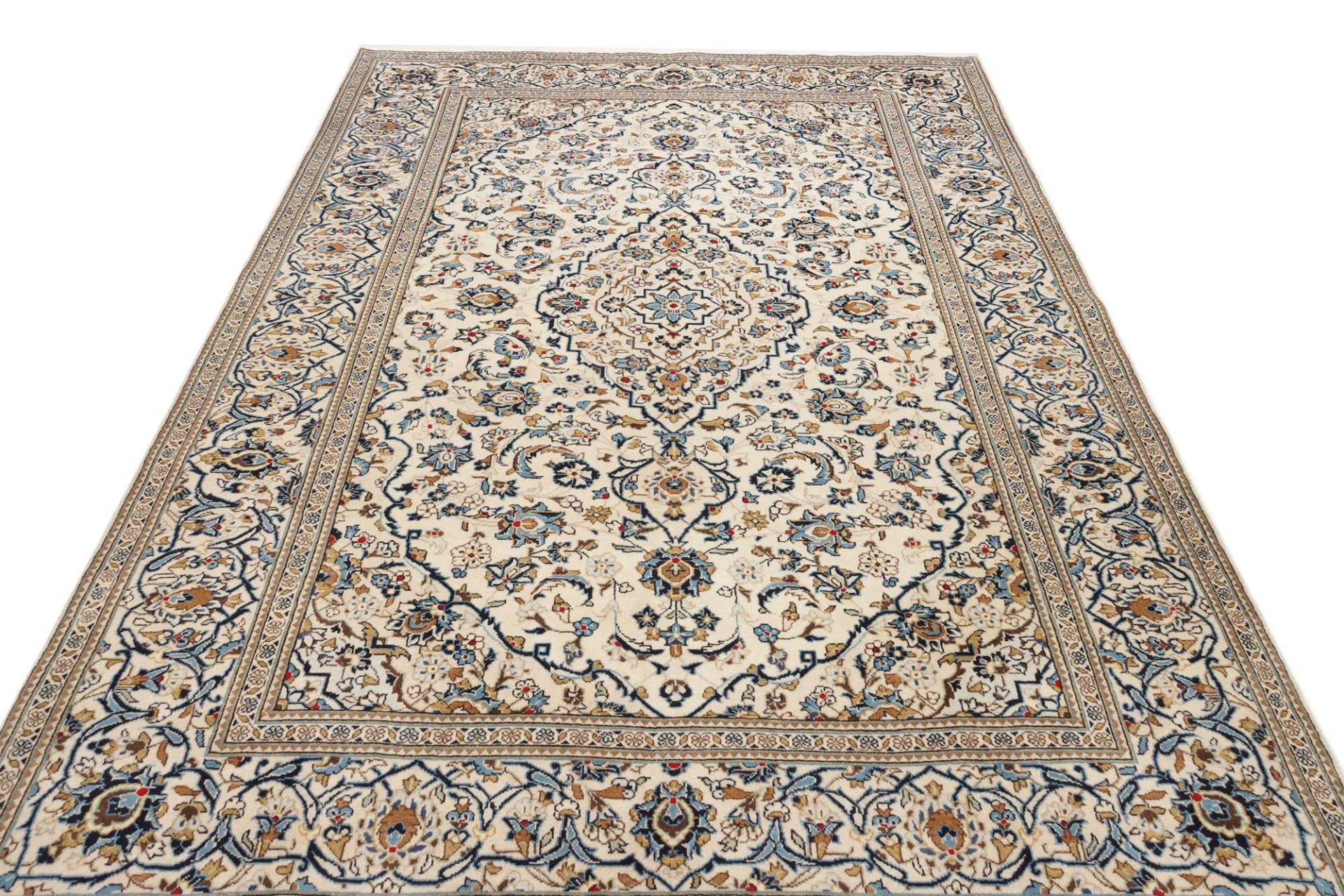 Kashan Perserteppich aus Iran, 197 × 307 cm