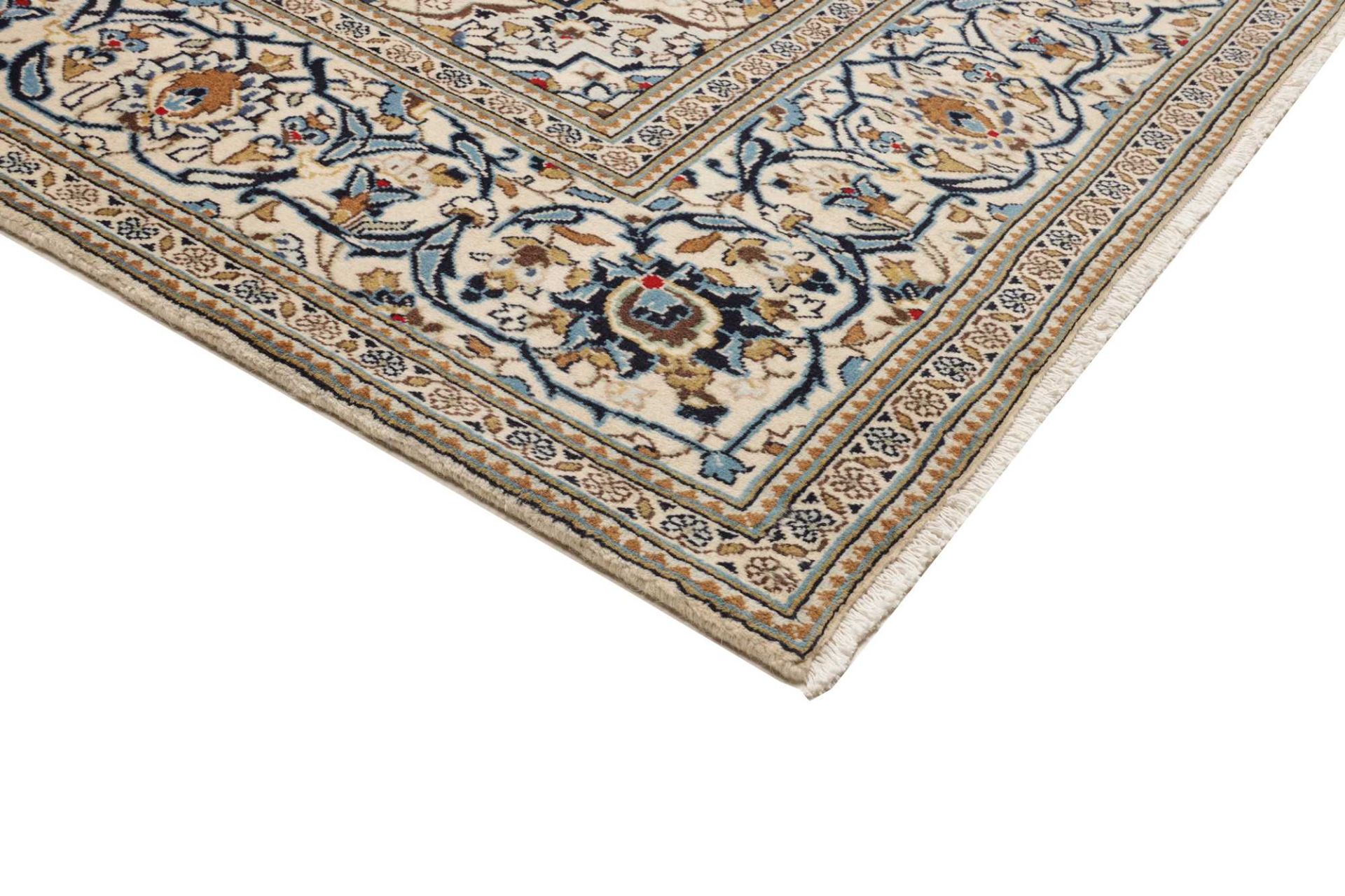 Kashan Perserteppich aus Iran, 197 × 307 cm