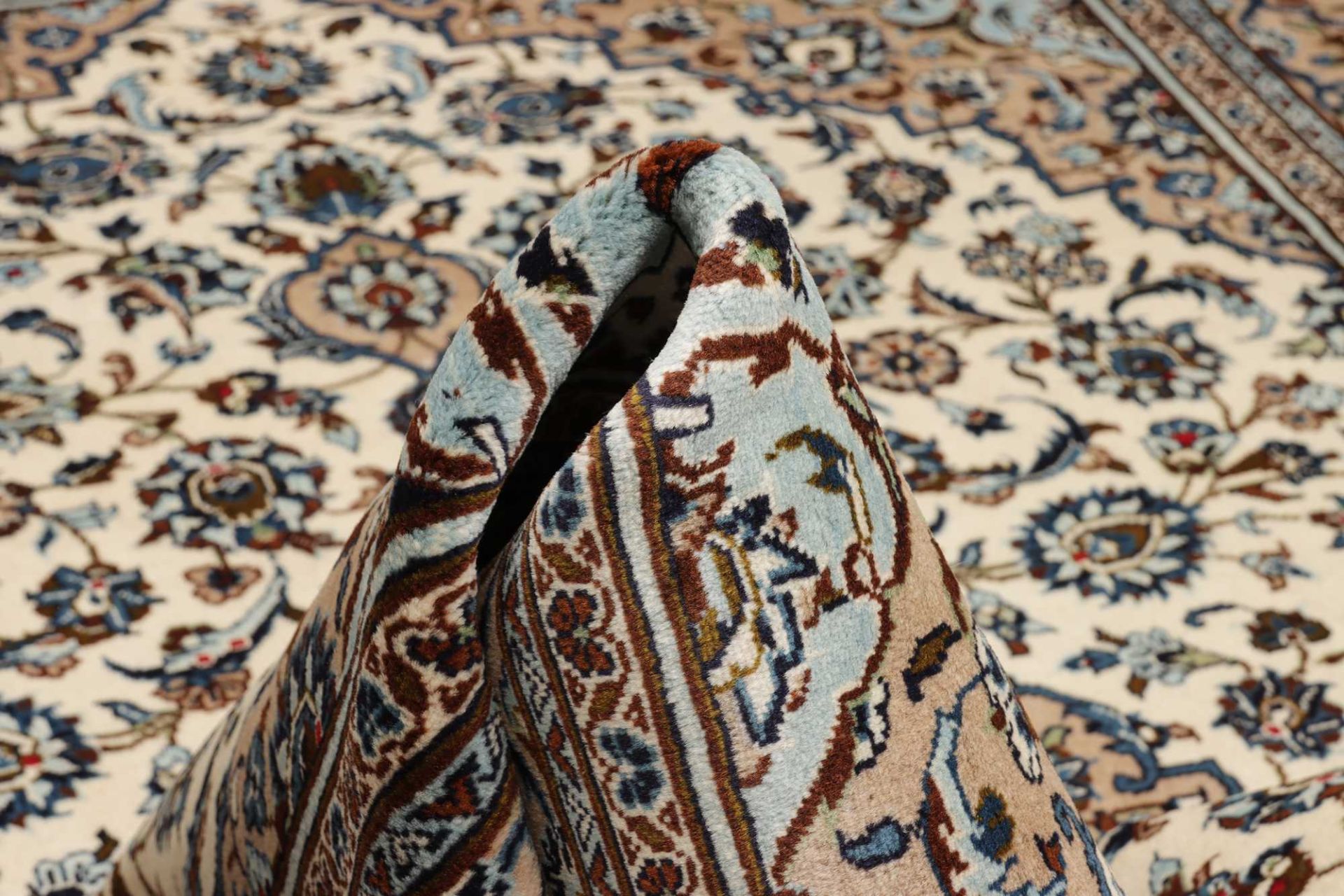 Kashan Perserteppich aus Iran, 197 × 307 cm