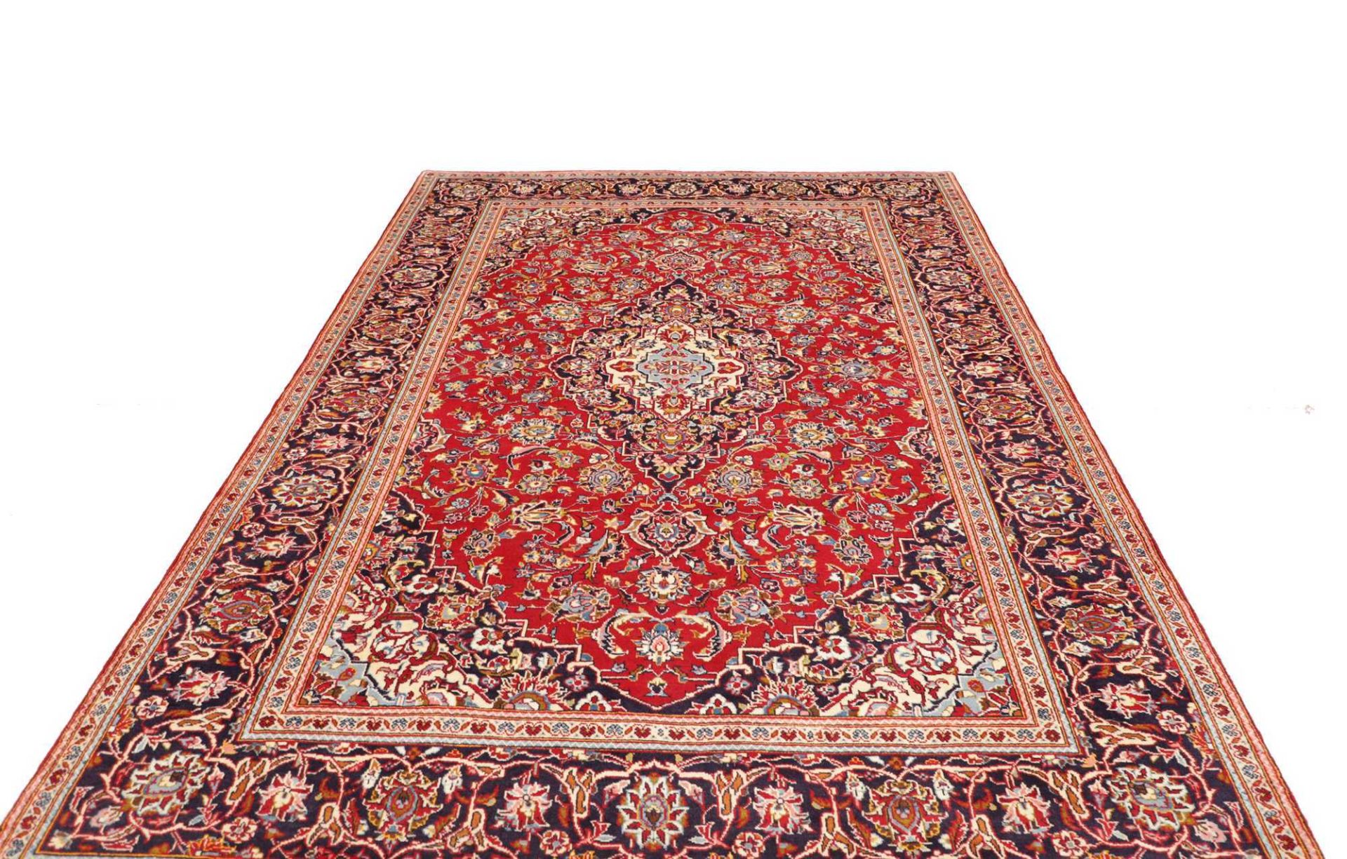 Kashan Perserteppich aus Iran, 204 × 307 cm
